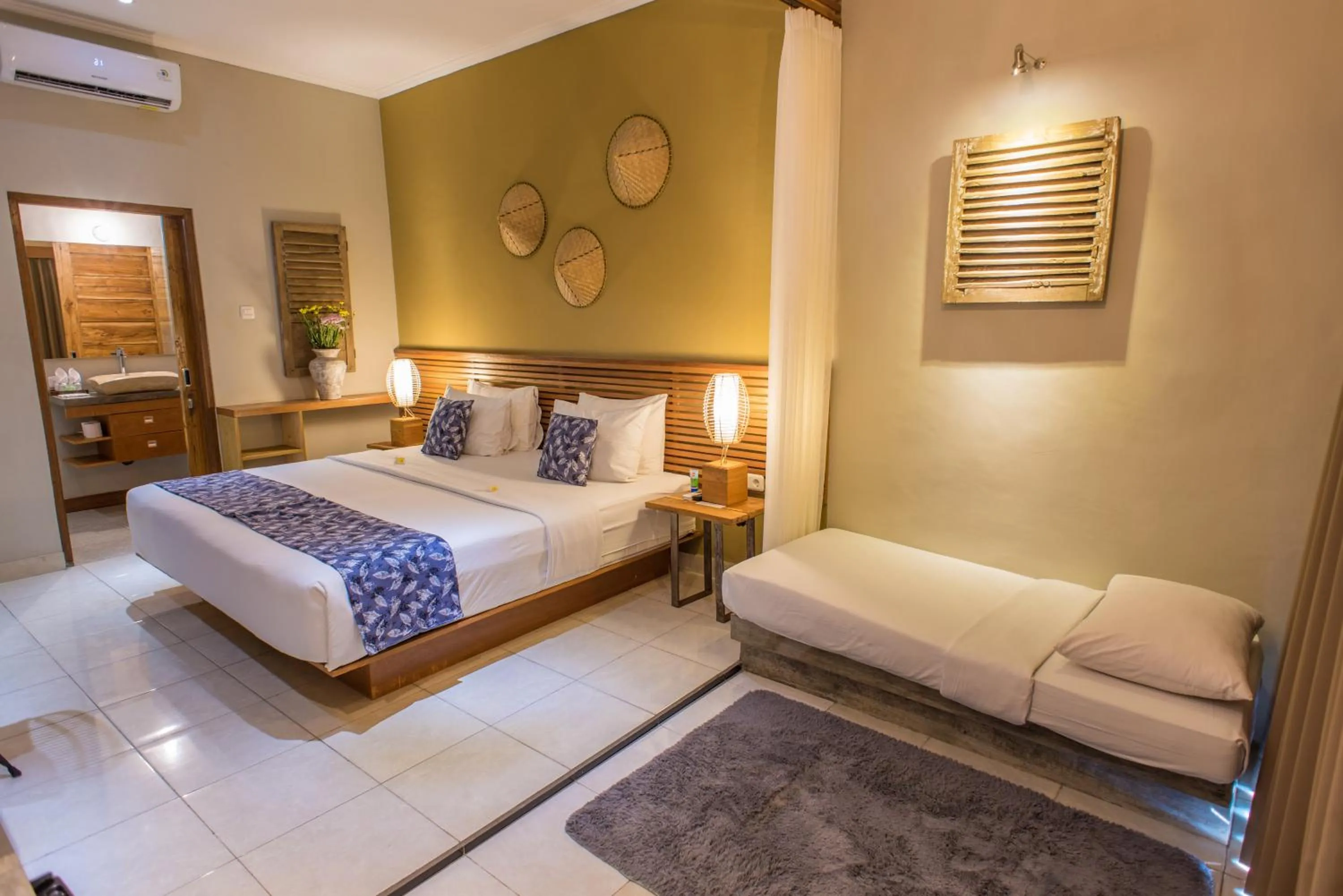 Bed in Pangkung Sari Bed and Breakfast