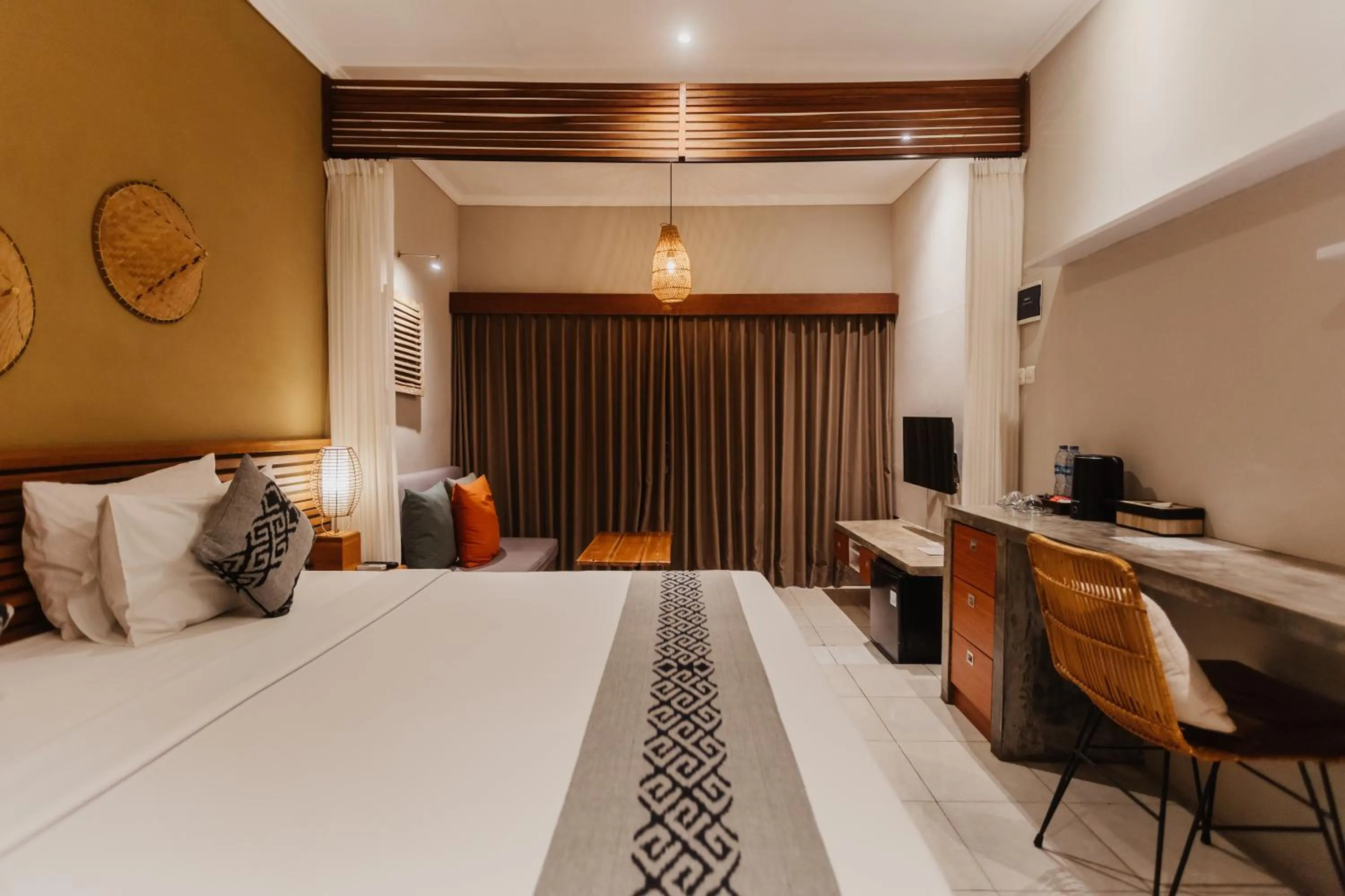 Bed in Pangkung Sari Bed and Breakfast