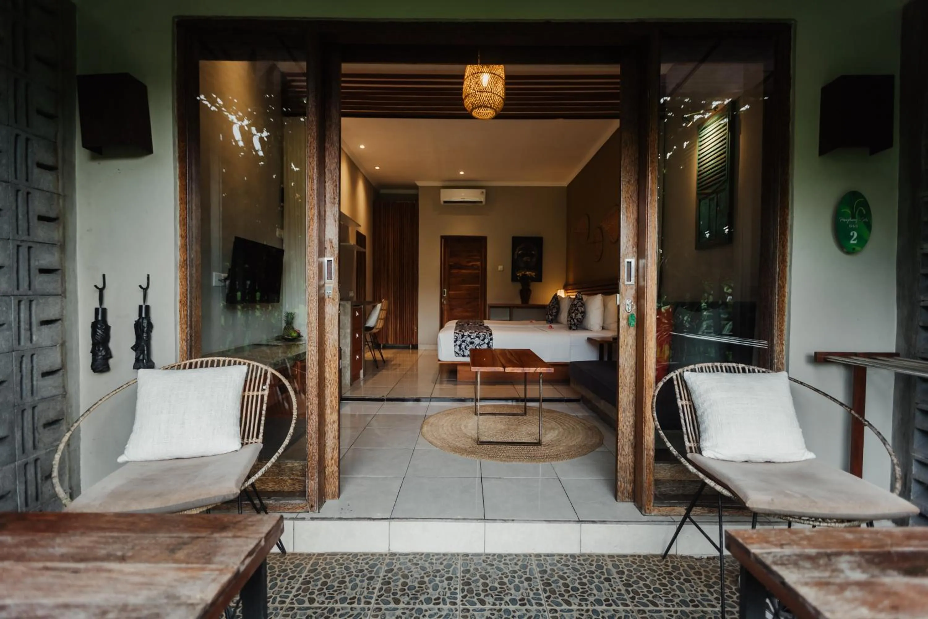 Patio, Bed in Pangkung Sari Bed and Breakfast