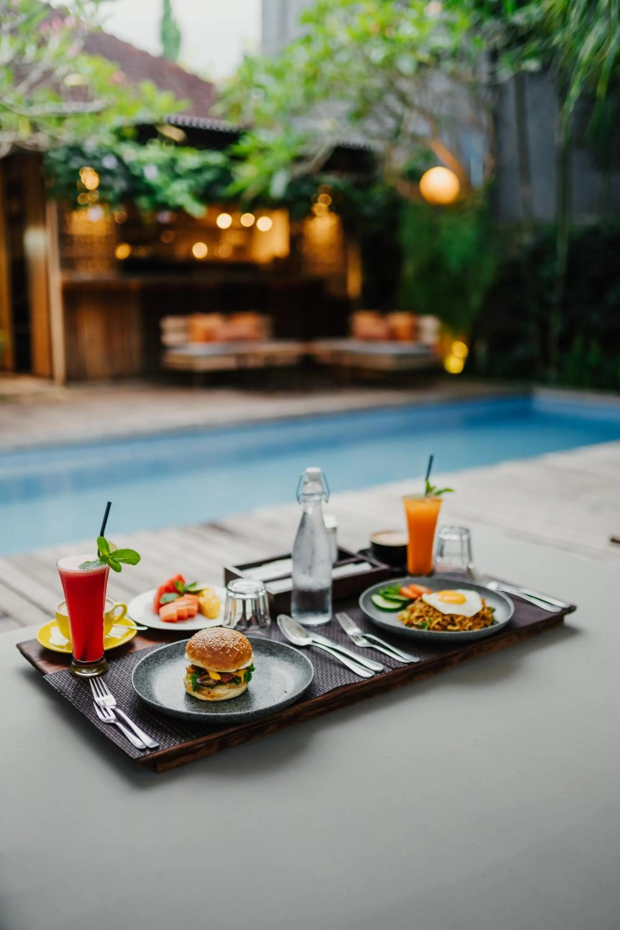 Food and drinks in Pangkung Sari Bed and Breakfast