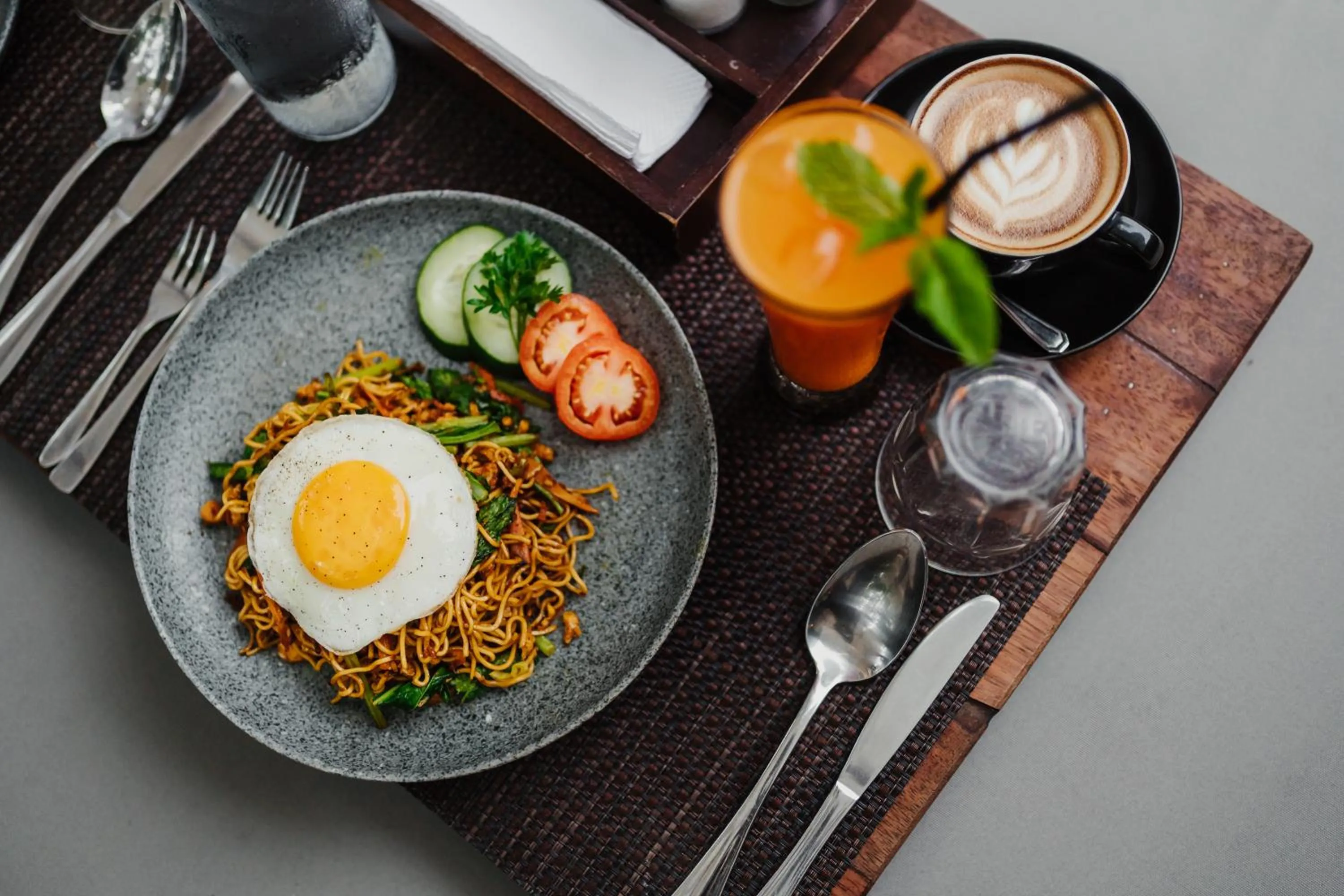 Food and drinks in Pangkung Sari Bed and Breakfast