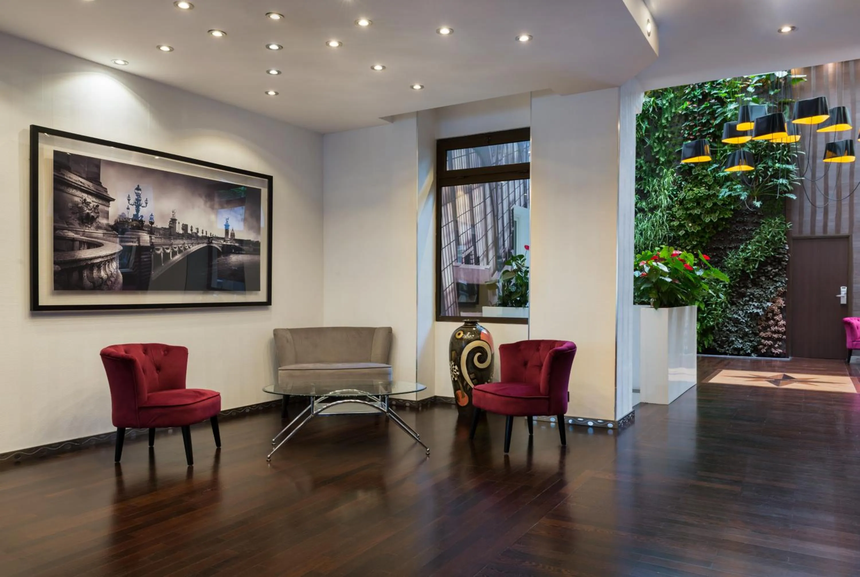 Lobby or reception in Hotel Aida Marais