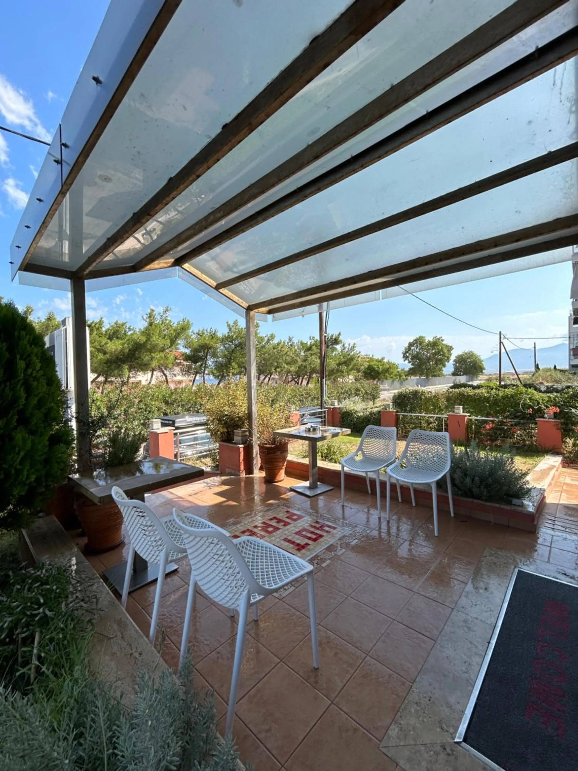 Garden view in Perea Hotel