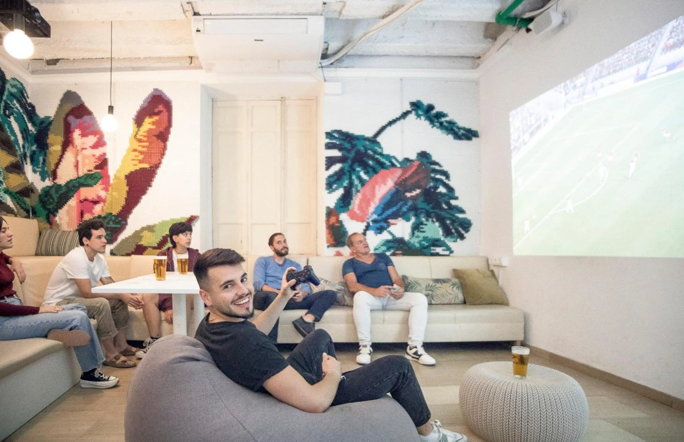 Game Room in River Hostel