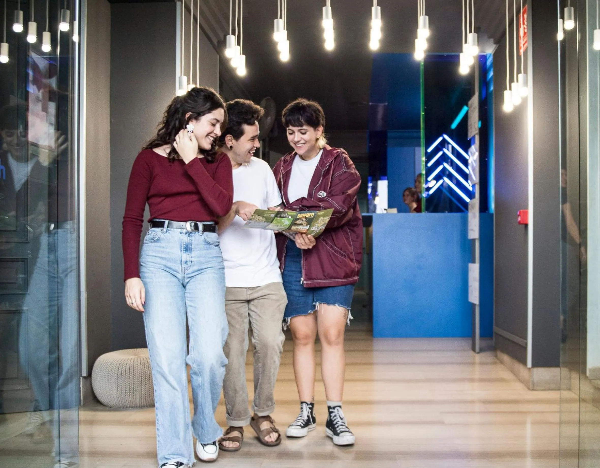 group of guests in River Hostel
