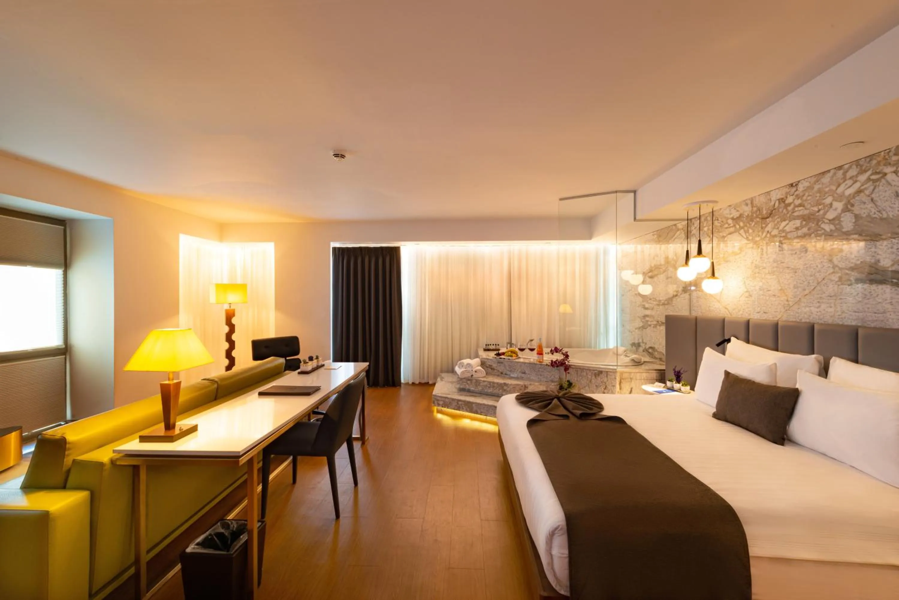 Bed in The Craton Hotel Sisli