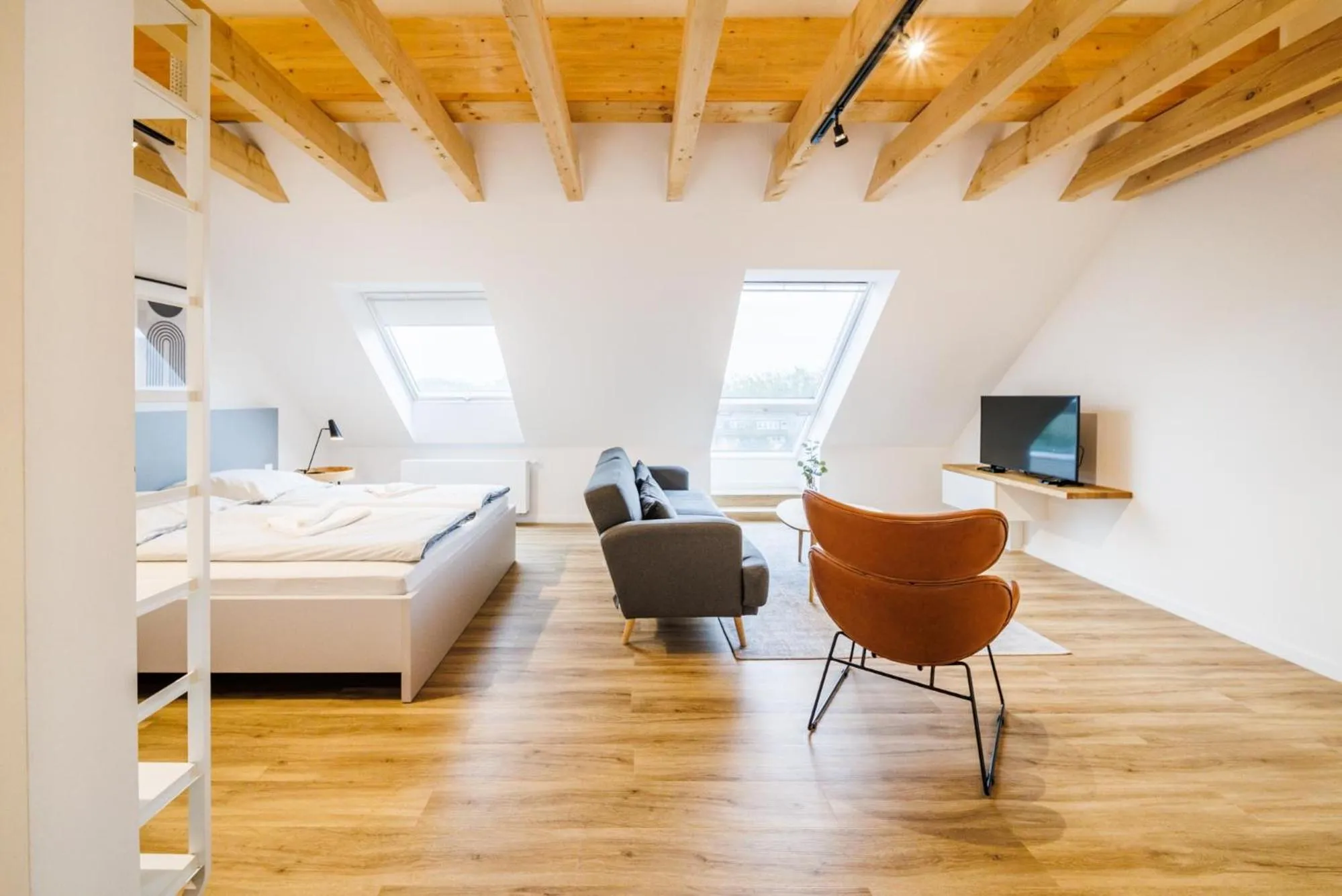 Bed in Glück Auf Appartements Rembrandtstraße Essen