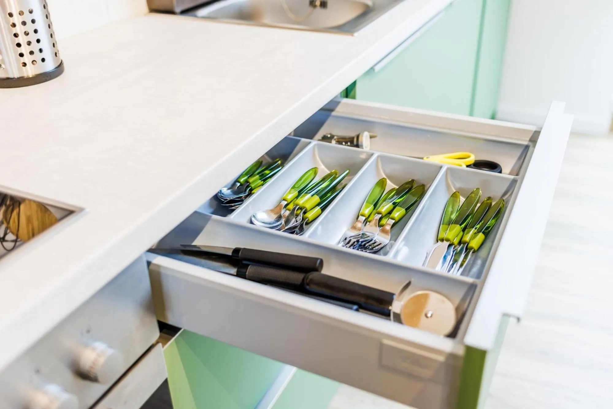 kitchen in Glück Auf Appartements Rembrandtstraße Essen