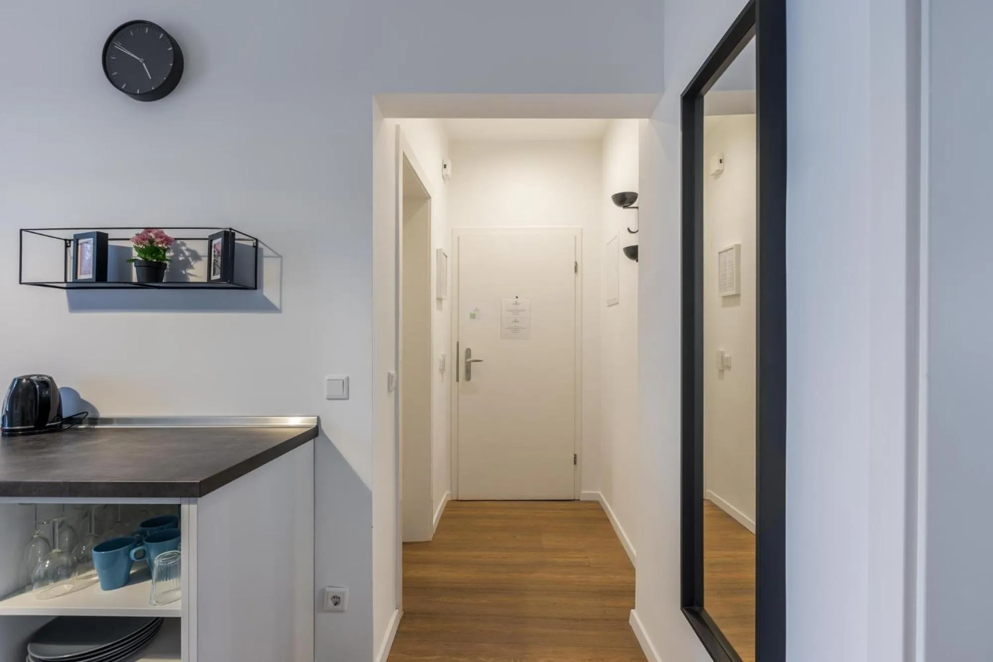 Kitchen or kitchenette in Glück Auf Appartements Rembrandtstraße Essen