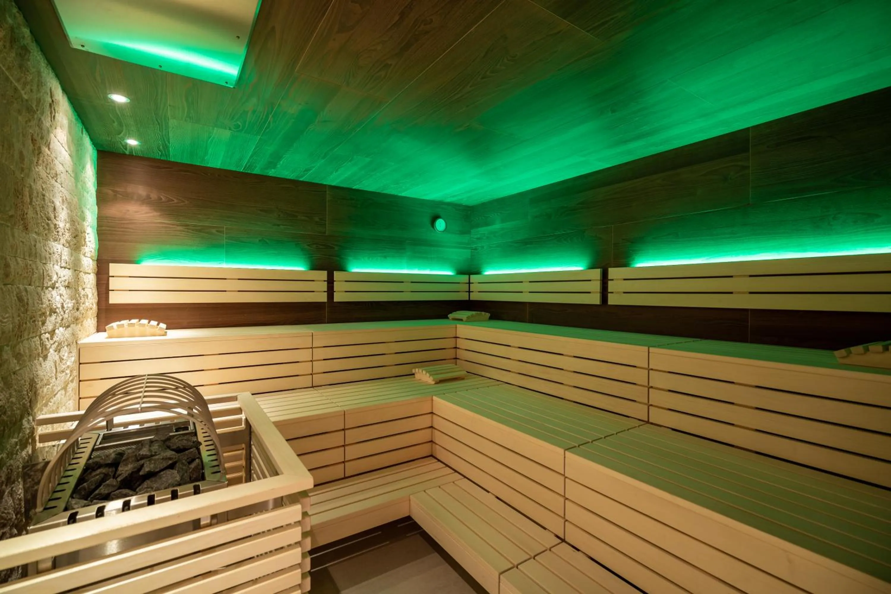 Sauna in Resort La Ginabelle