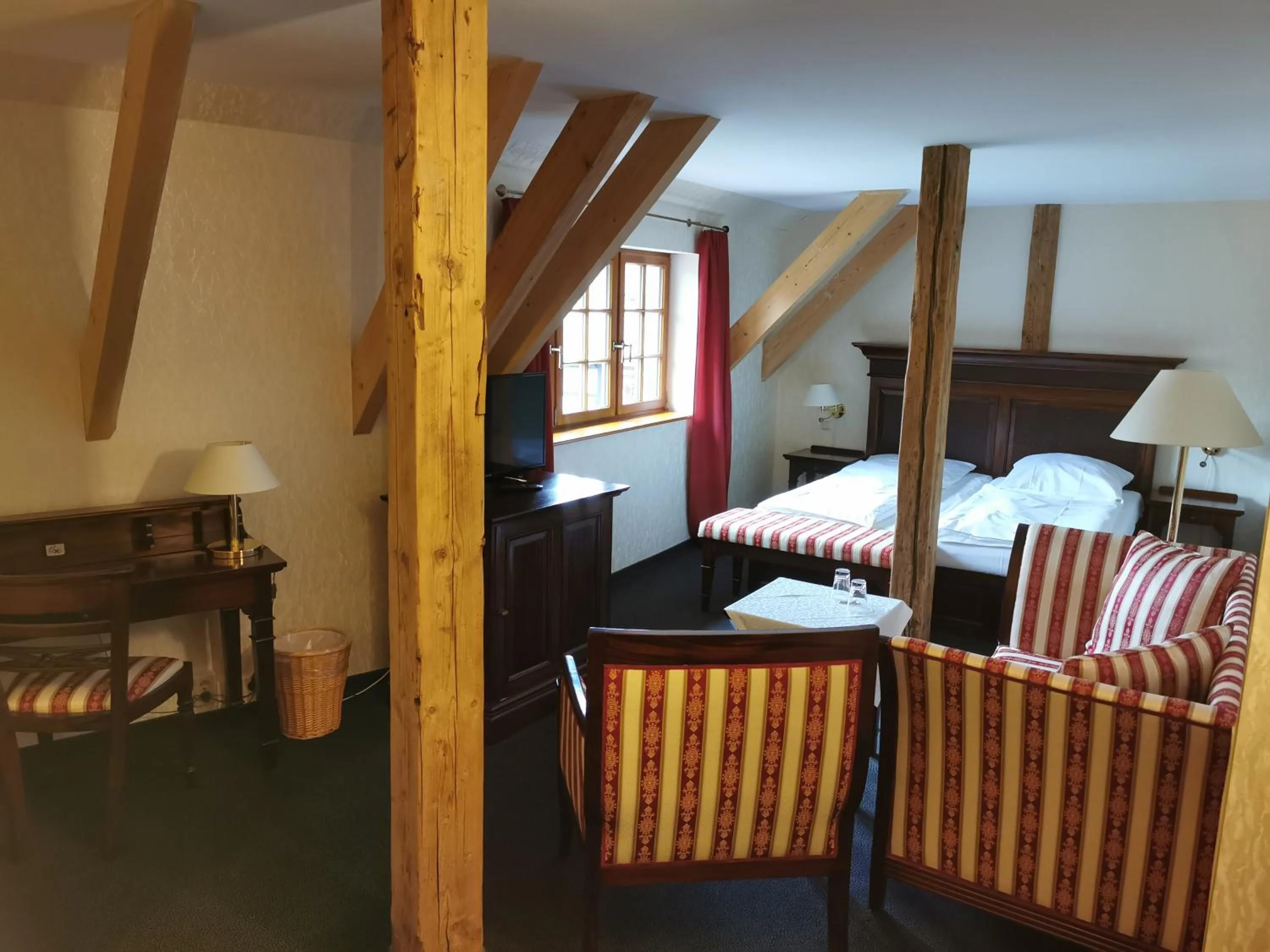 Photo of the whole room, Bed in Hotel & Spa Wasserschloss Westerburg