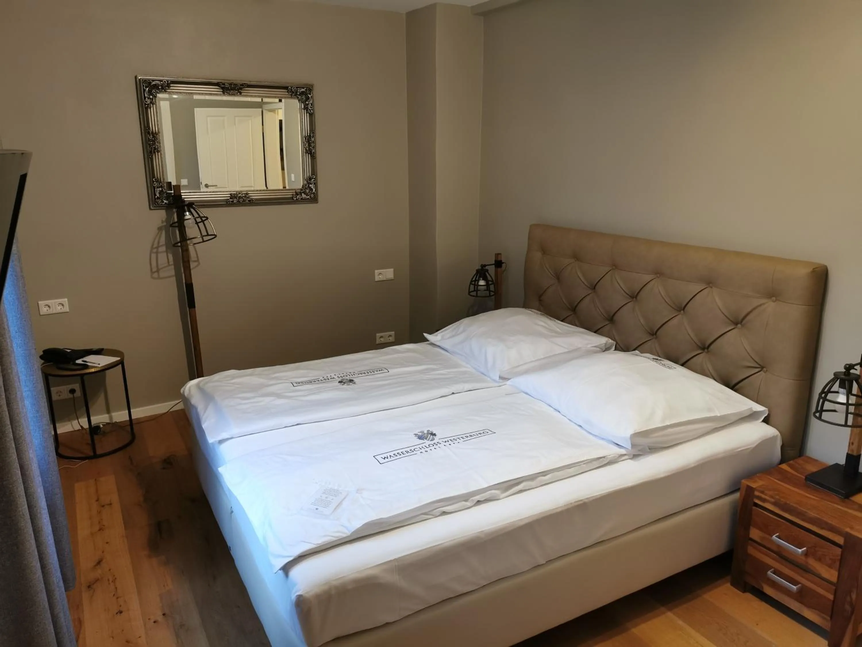 Photo of the whole room, Bed in Hotel & Spa Wasserschloss Westerburg