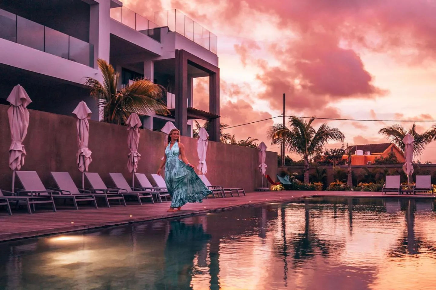 Swimming pool in Mythic Suites & Villas by MJ Holidays