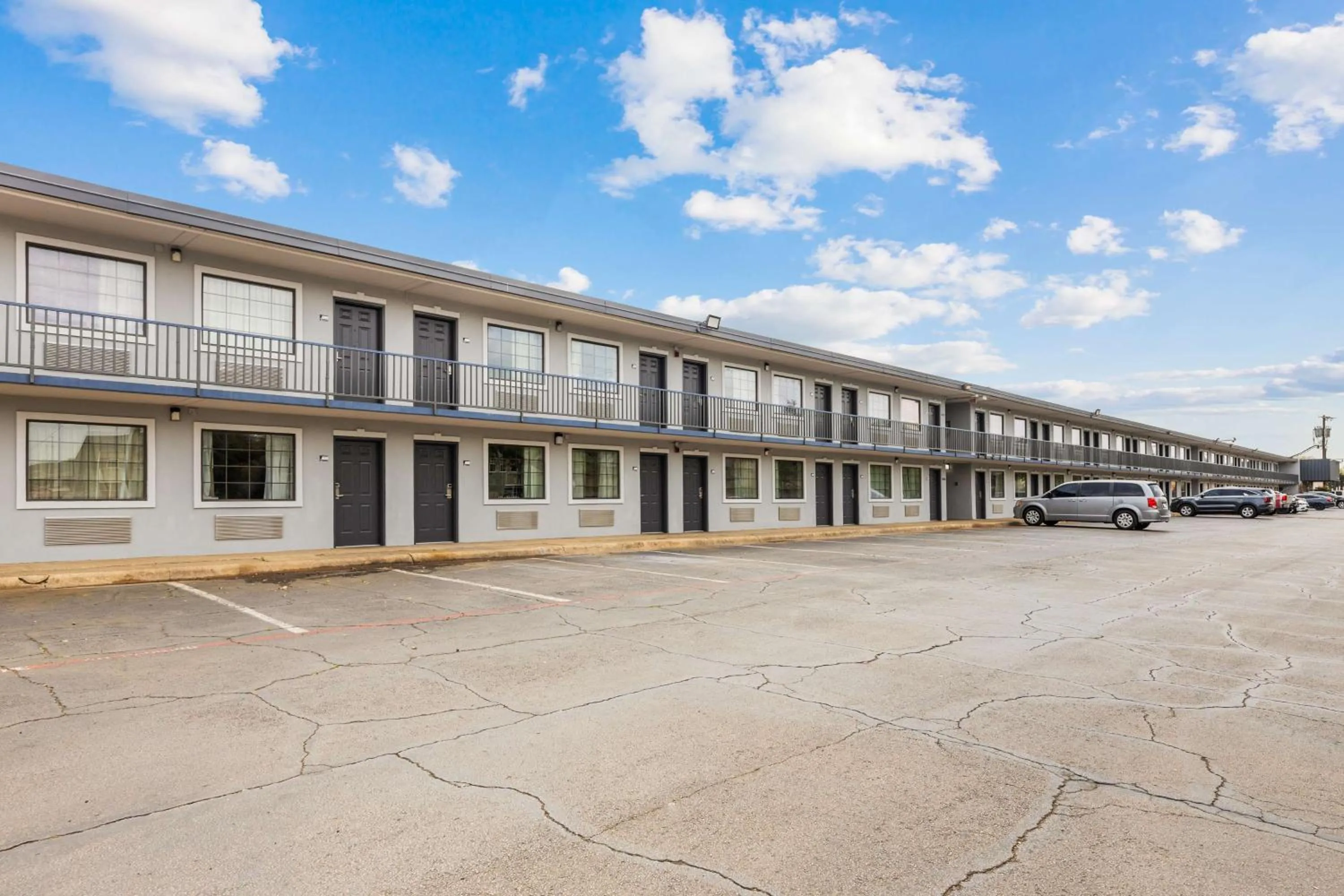 Property building in Americas Best Value Inn Fort Worth/Hurst