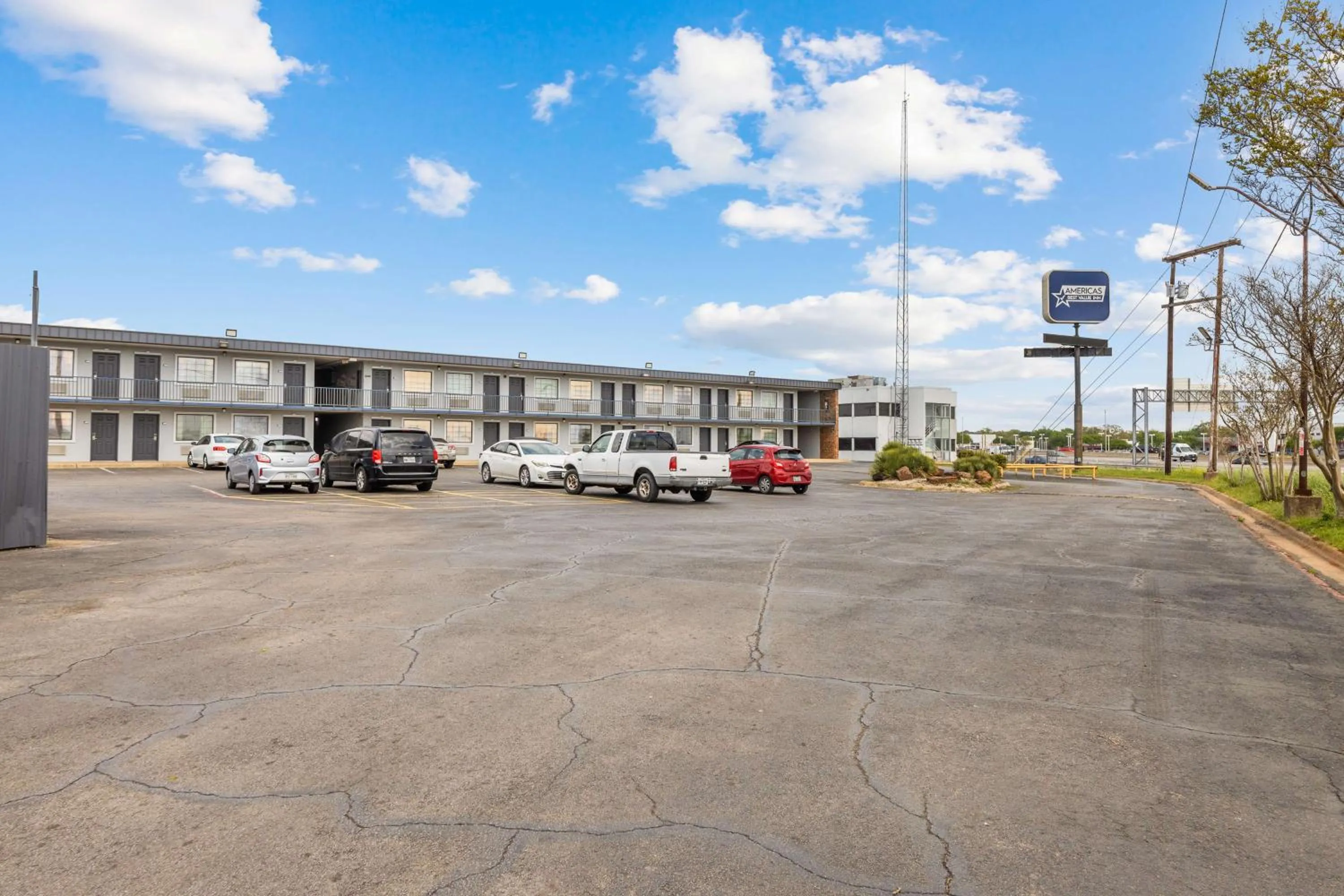Property building in Americas Best Value Inn Fort Worth/Hurst