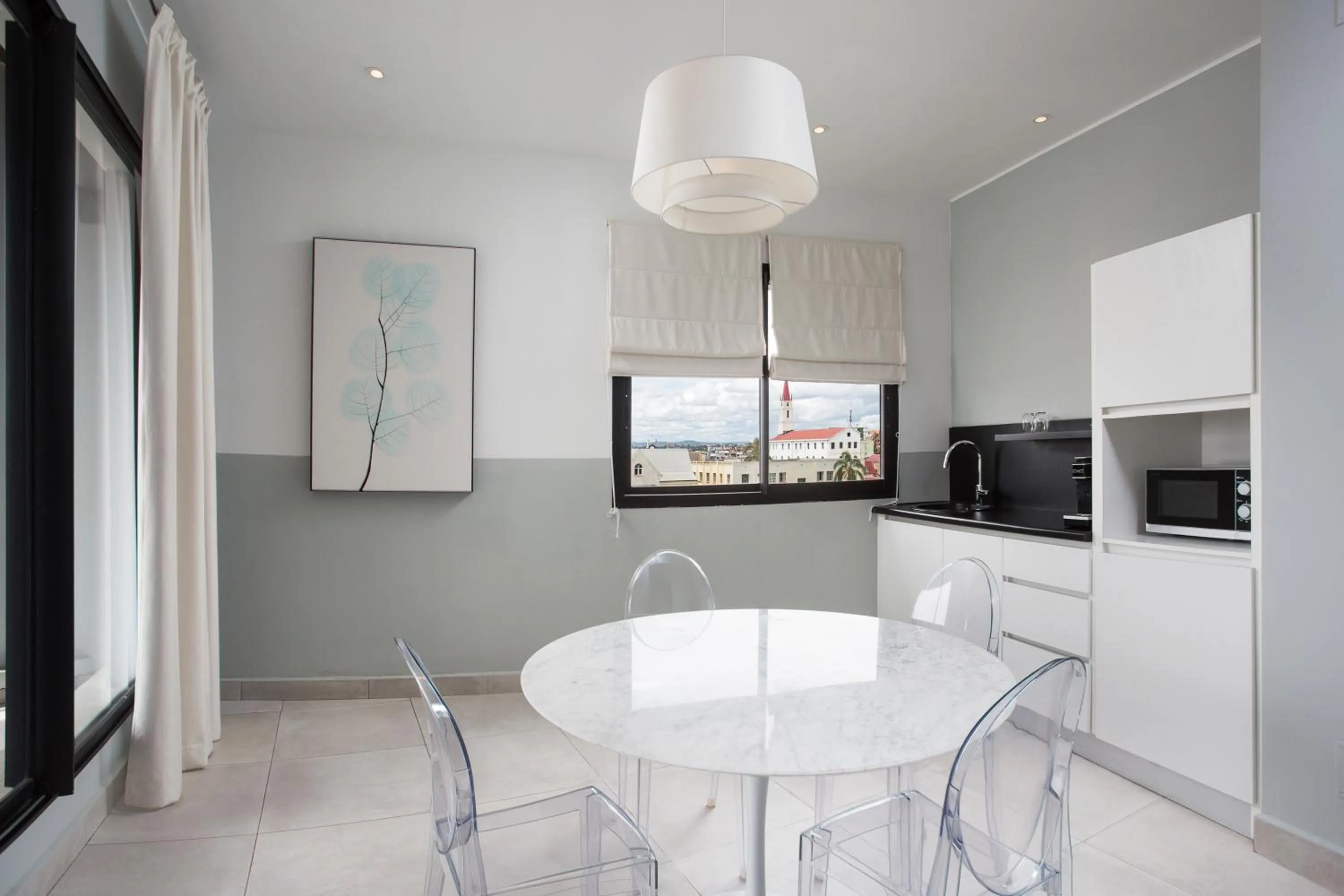 Kitchen or kitchenette in Le Centell Hotel & Spa