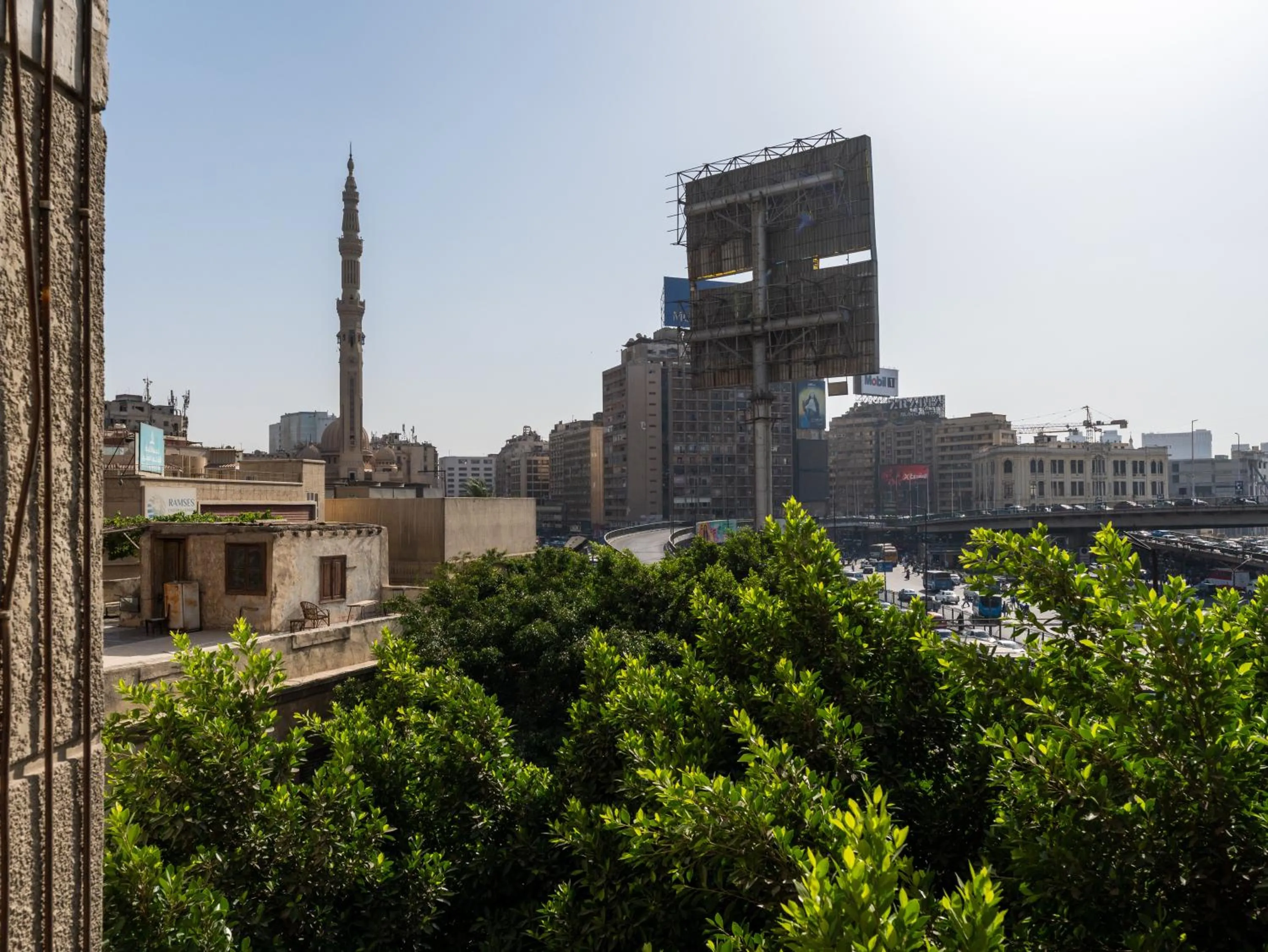 Balcony/Terrace in Panorama Ramsis Hotel & Cafe