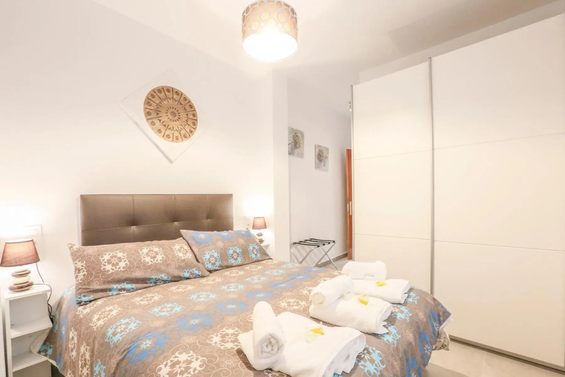 Bedroom, Bed in Apartamento Sol