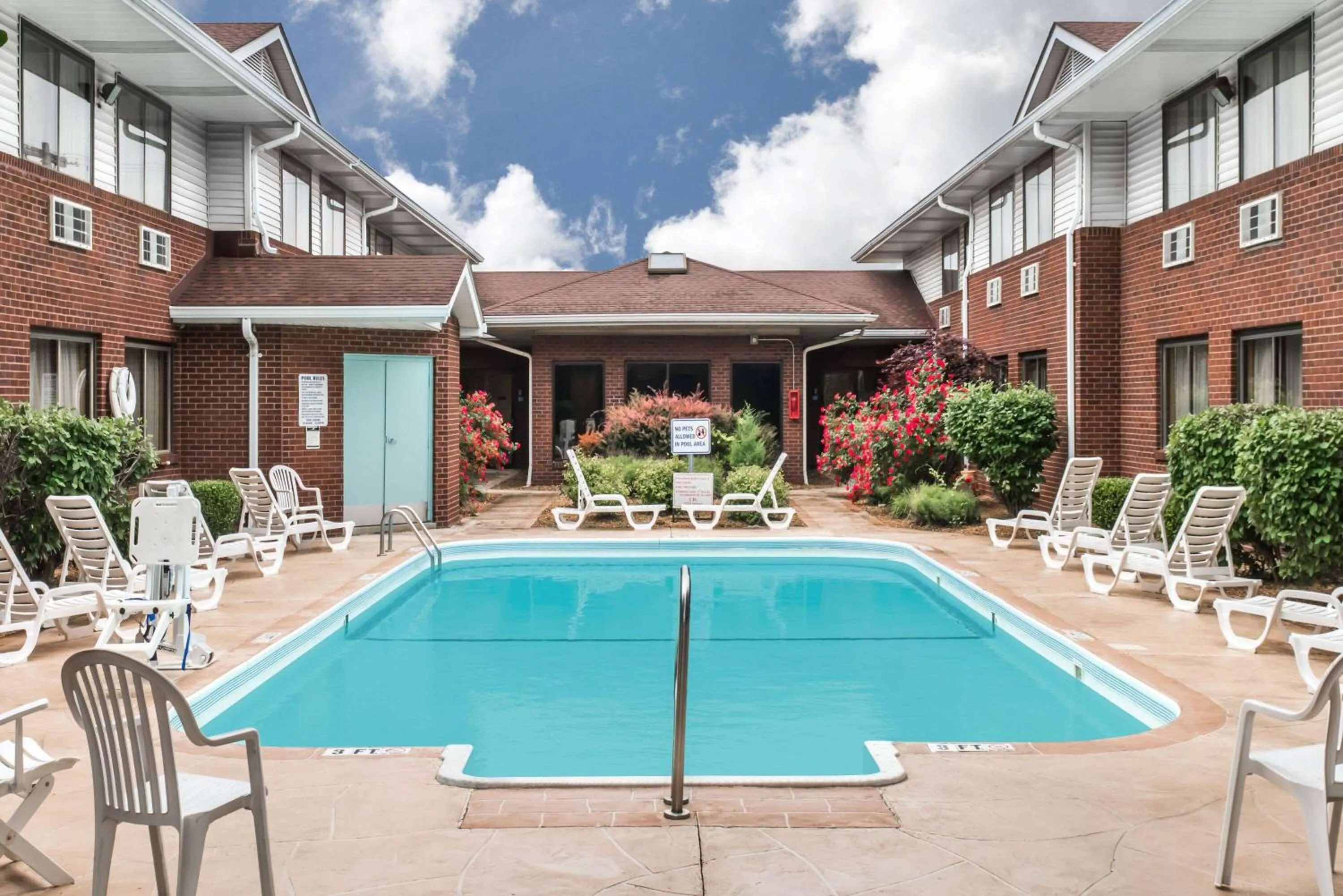 Pool view in Super 8 by Wyndham O'Fallon