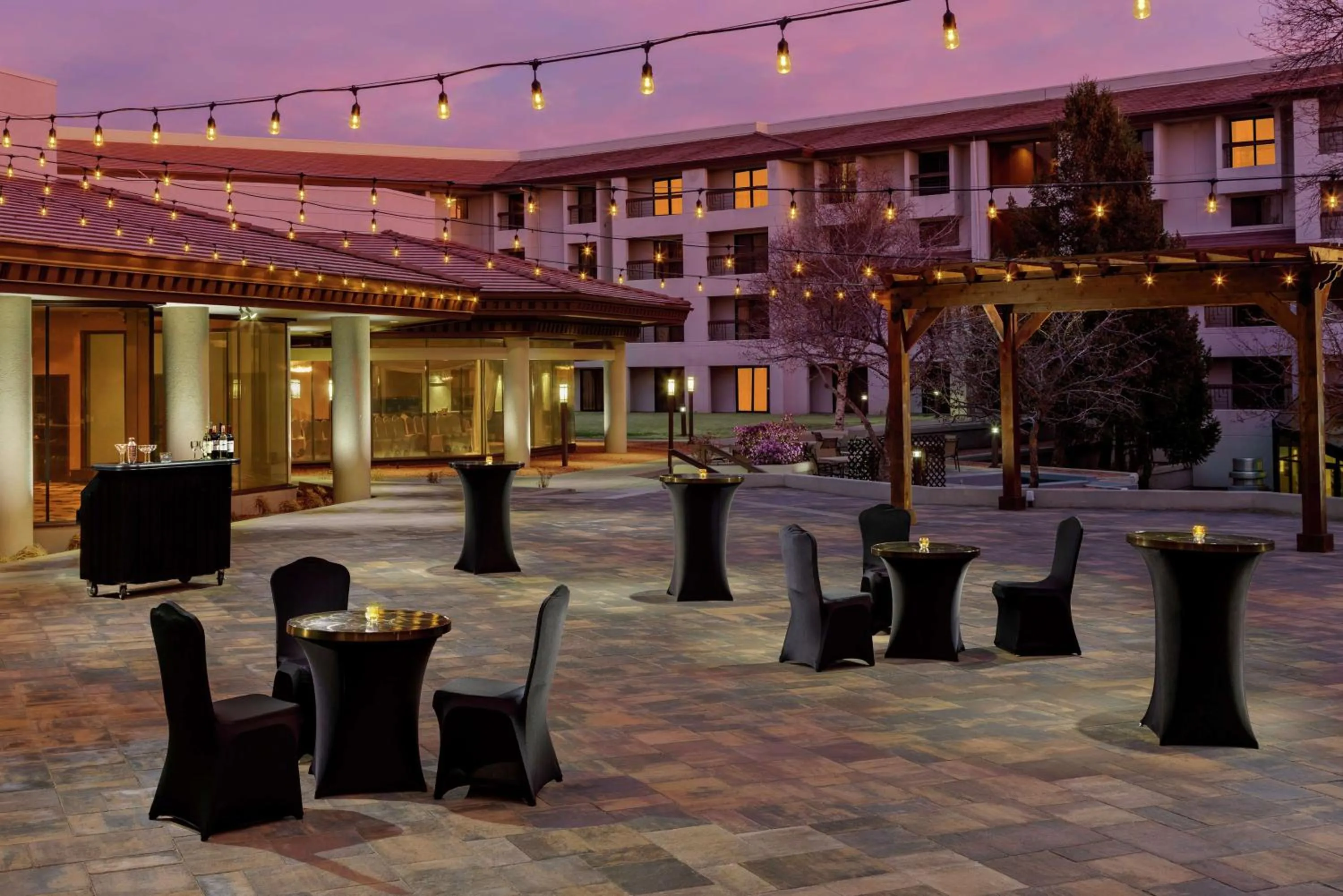 Patio in DoubleTree by Hilton Colorado Springs