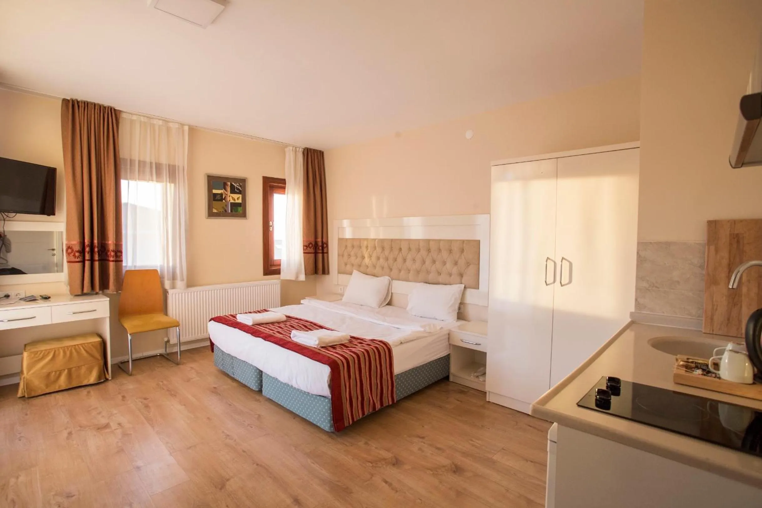 TV and multimedia, Bed in A Apart Hotels Ankara Beytepe