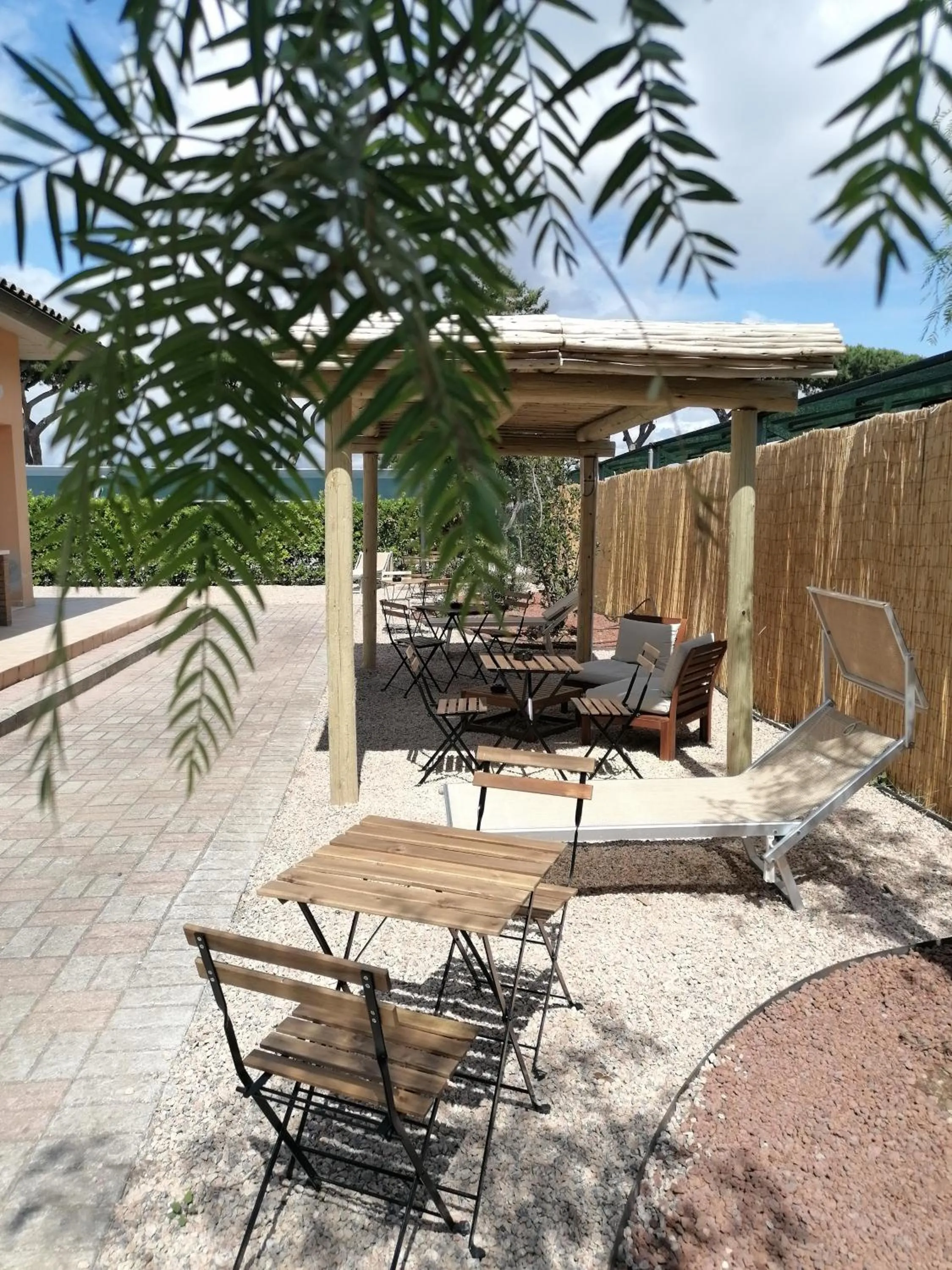 Garden view in Hotel Le Palme