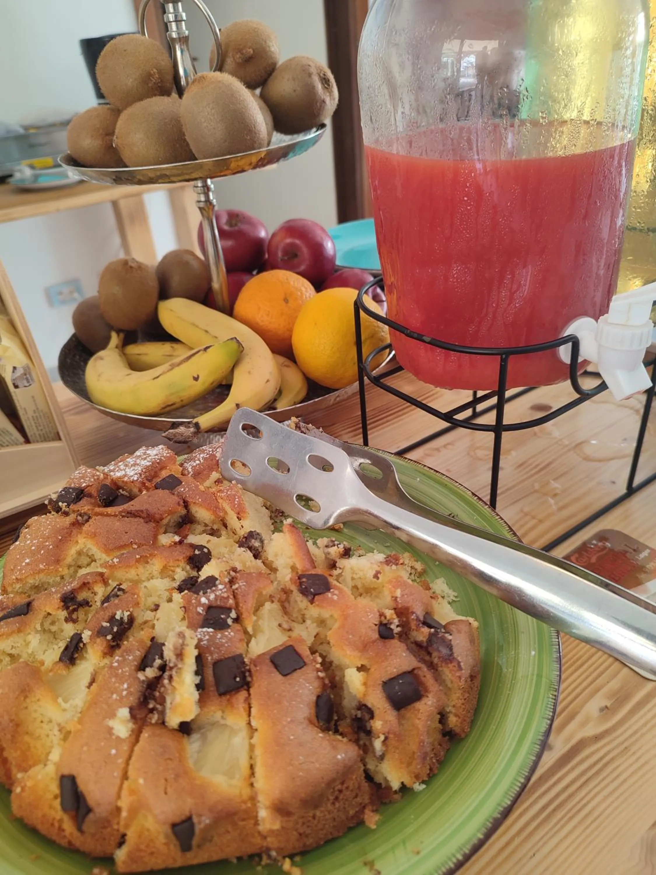 Buffet breakfast in Hotel Le Palme