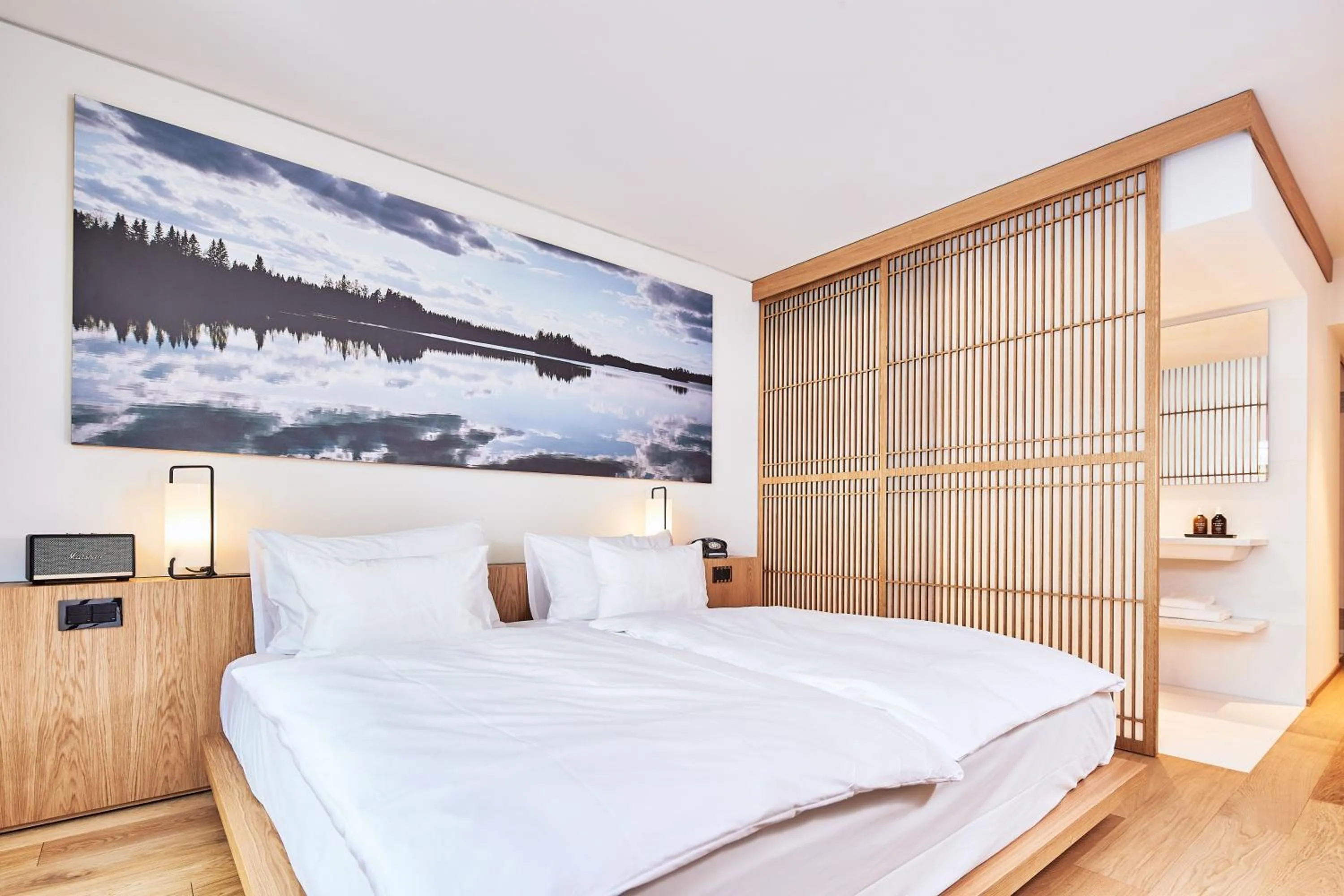 Bed in ART HOUSE Basel - Member of Design Hotels