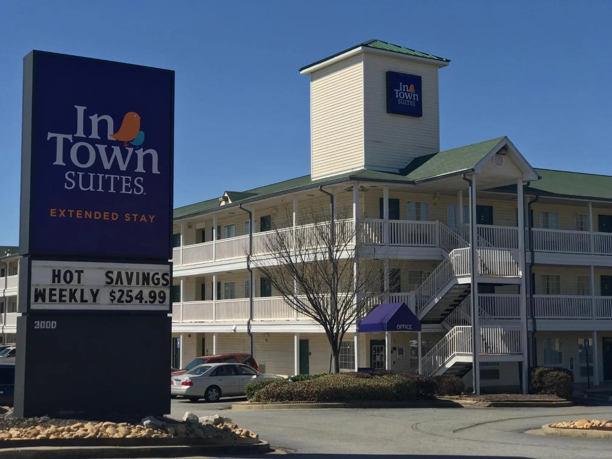 Property building in InTown Suites Extended Stay Select Atlanta GA -Smyrna