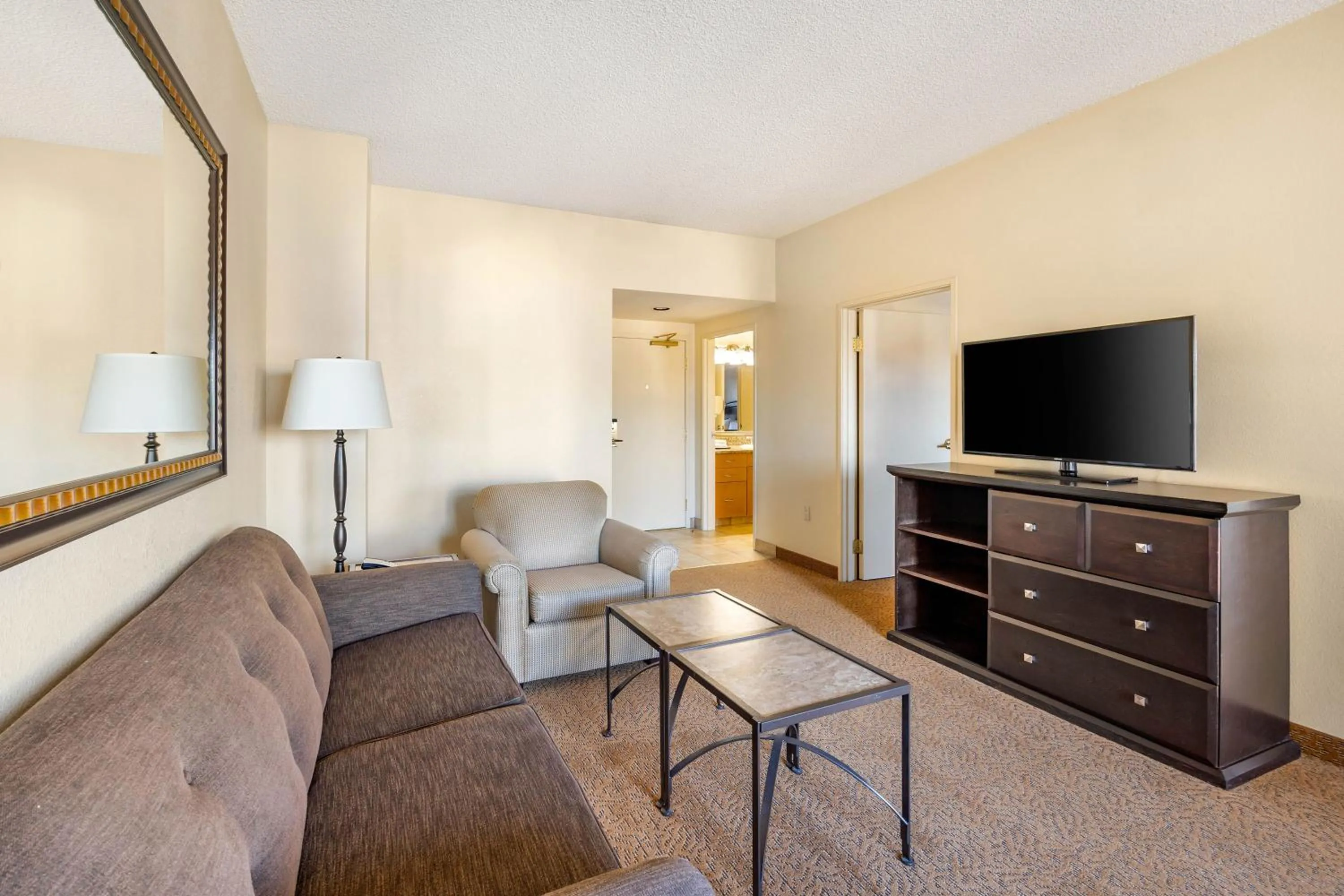 Living room in Hilton Vacation Club Polo Towers Las Vegas