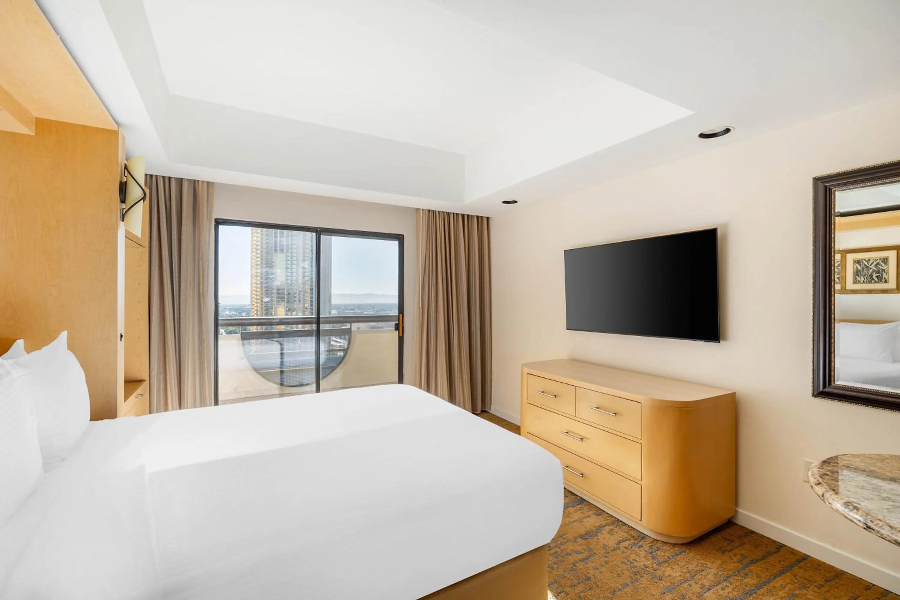 Bed in Hilton Vacation Club Polo Towers Las Vegas