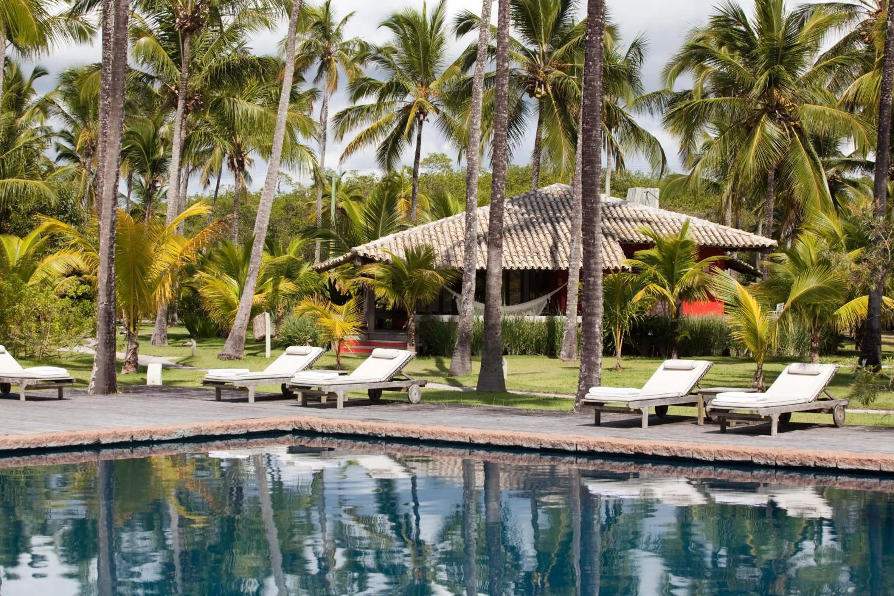 Swimming pool in Fazenda São Francisco do Corumbau