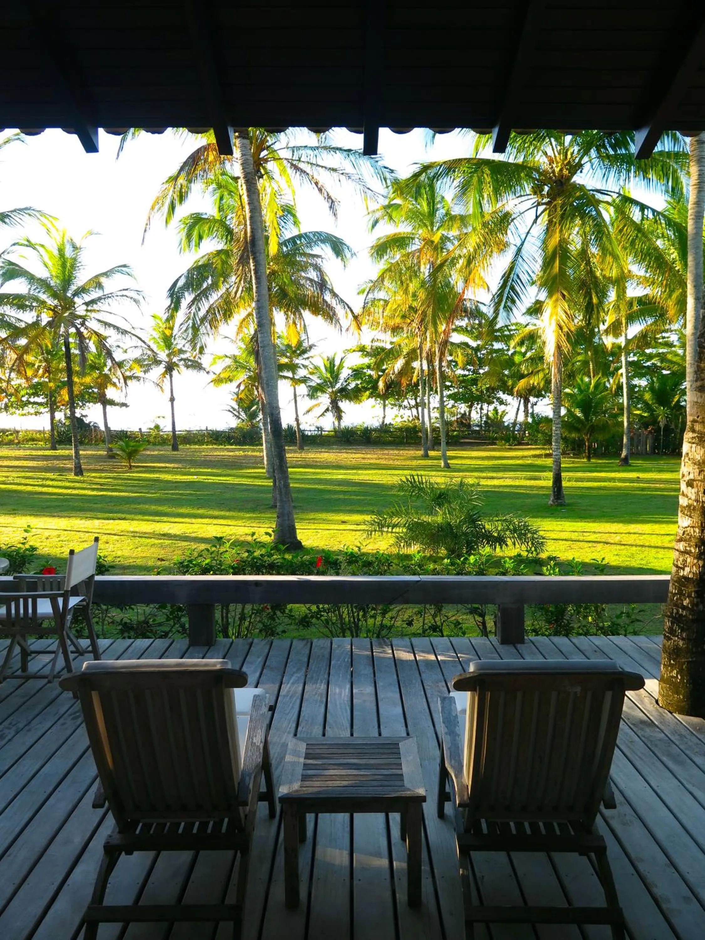 Garden view in Fazenda São Francisco do Corumbau
