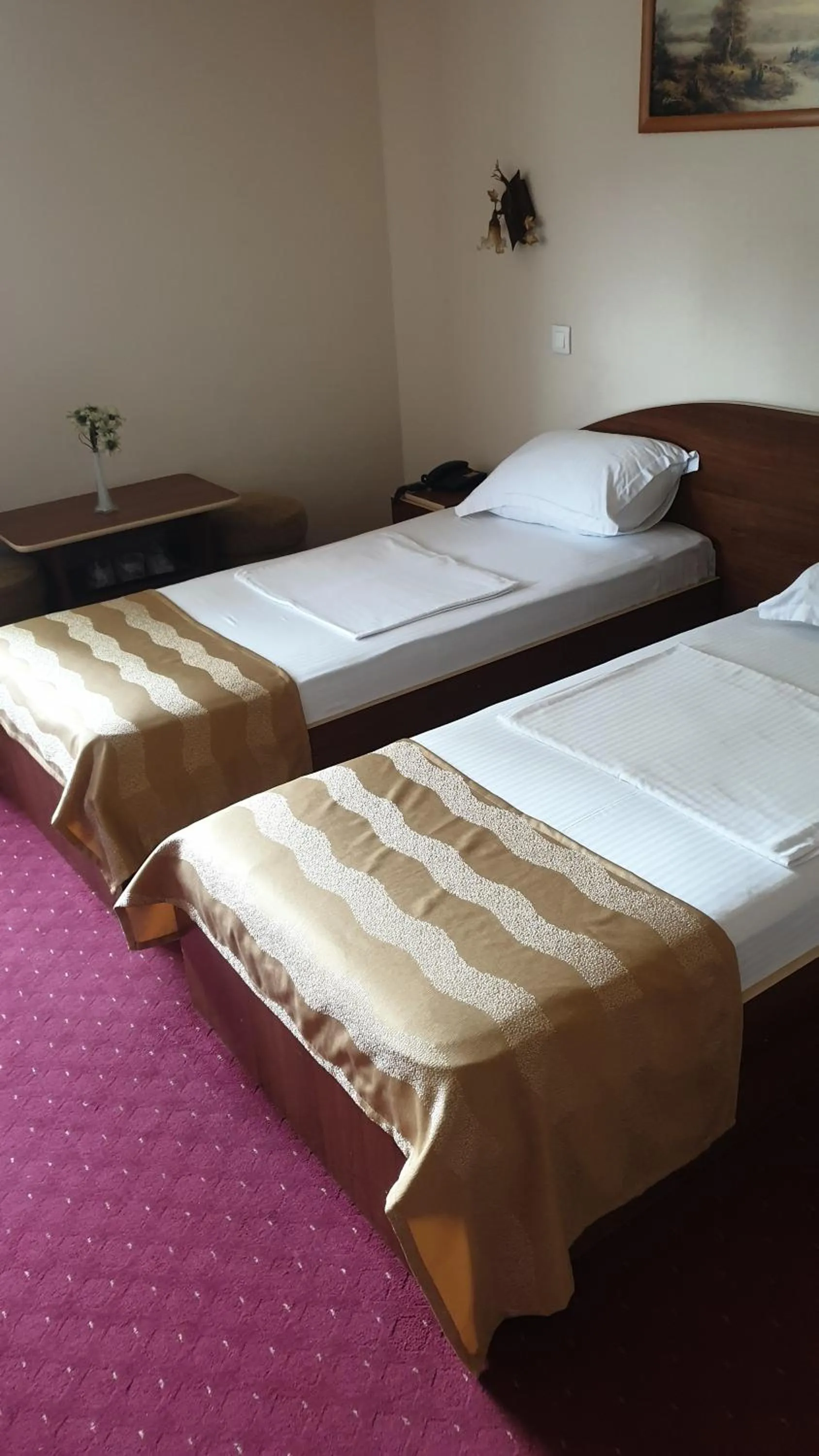 Bed in Hotel Xemar