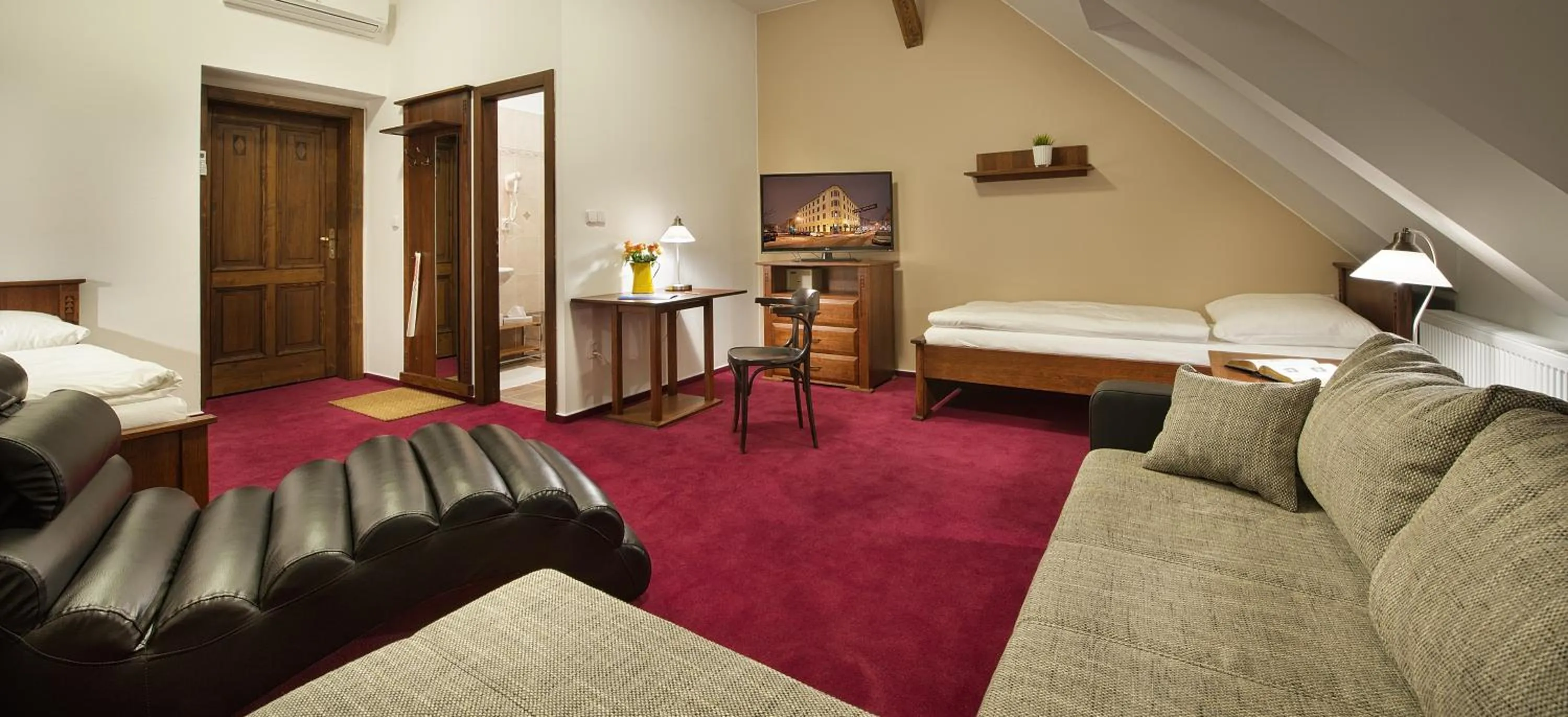 Bed in Brioni Suites