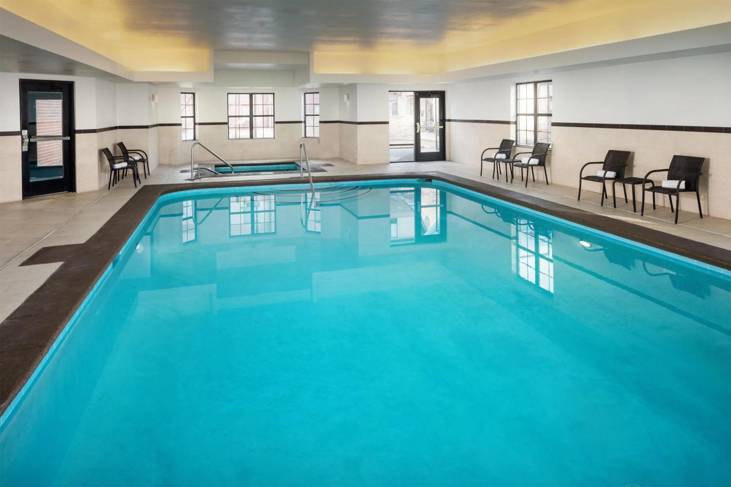 Pool view in Homewood Suites by Hilton Denver International Airport