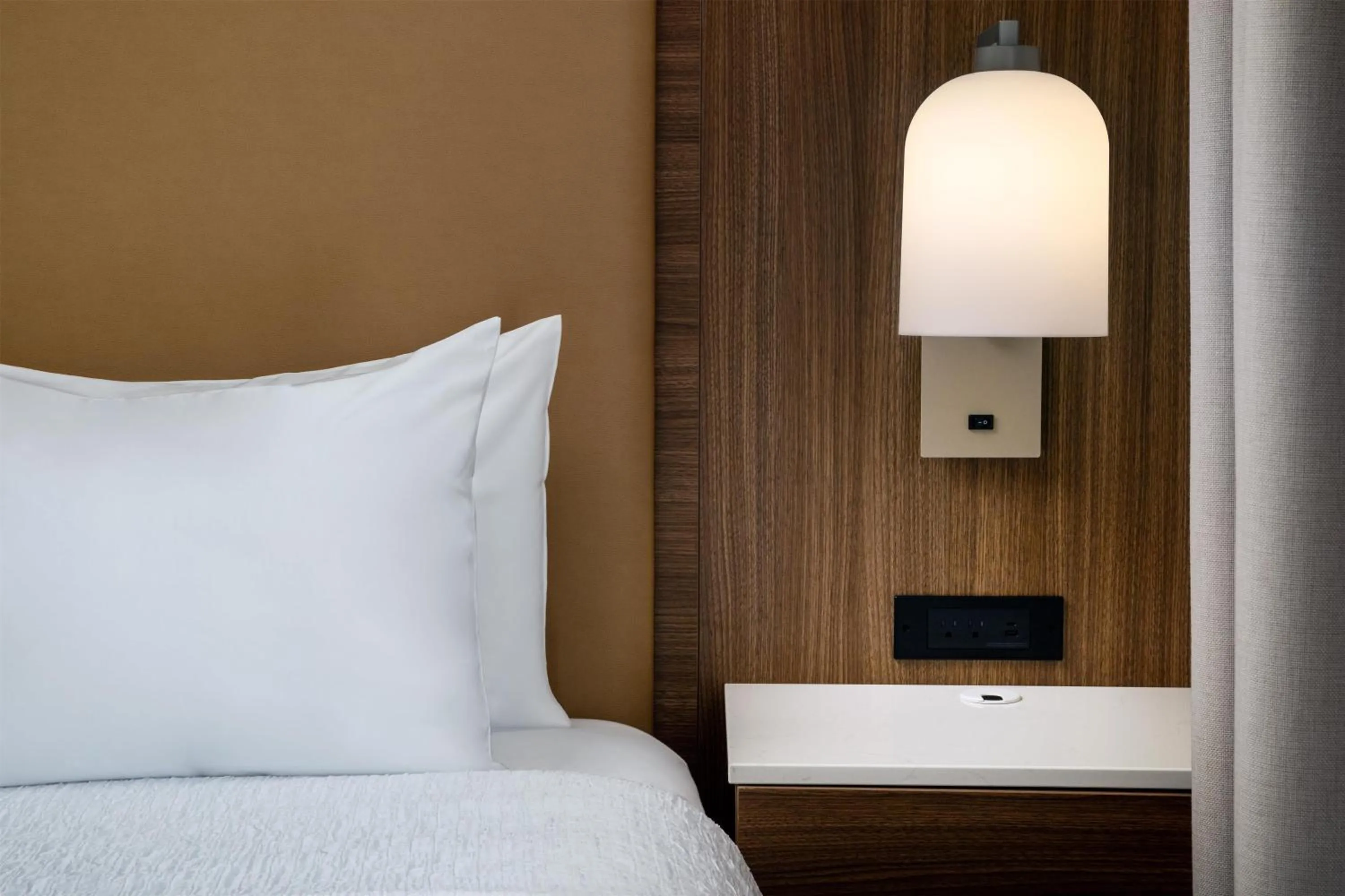 Bed in Homewood Suites by Hilton Denver International Airport