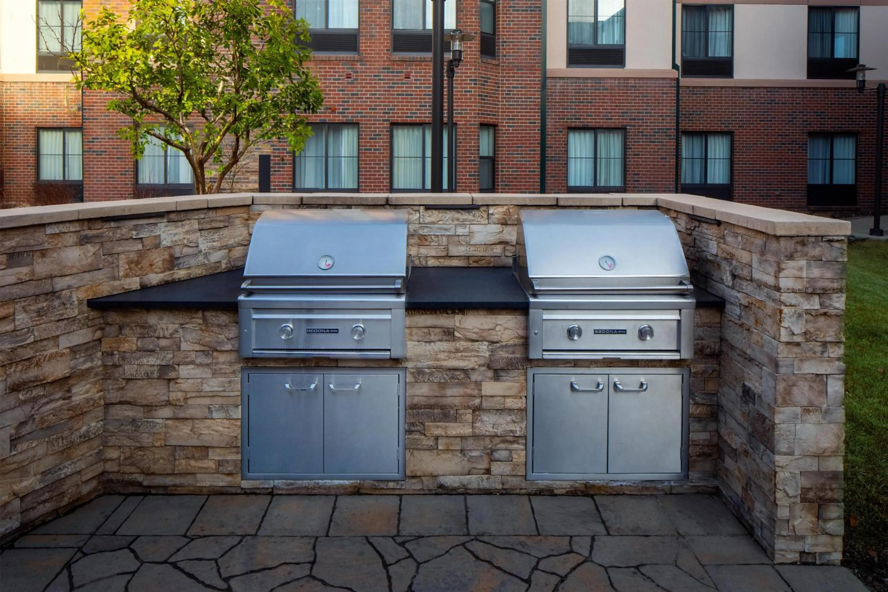 Patio in Homewood Suites by Hilton Denver International Airport