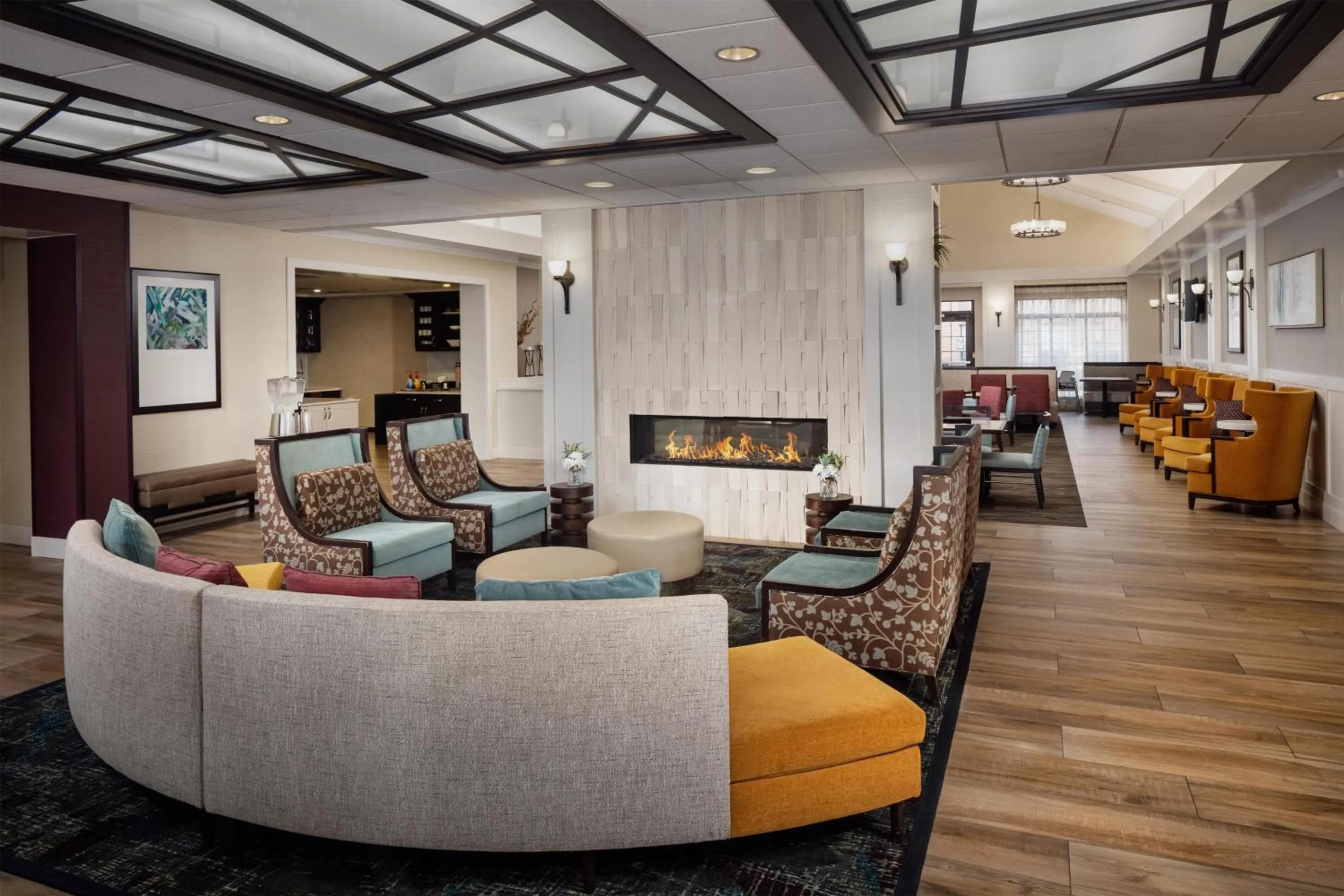 Lobby or reception in Homewood Suites by Hilton Denver International Airport