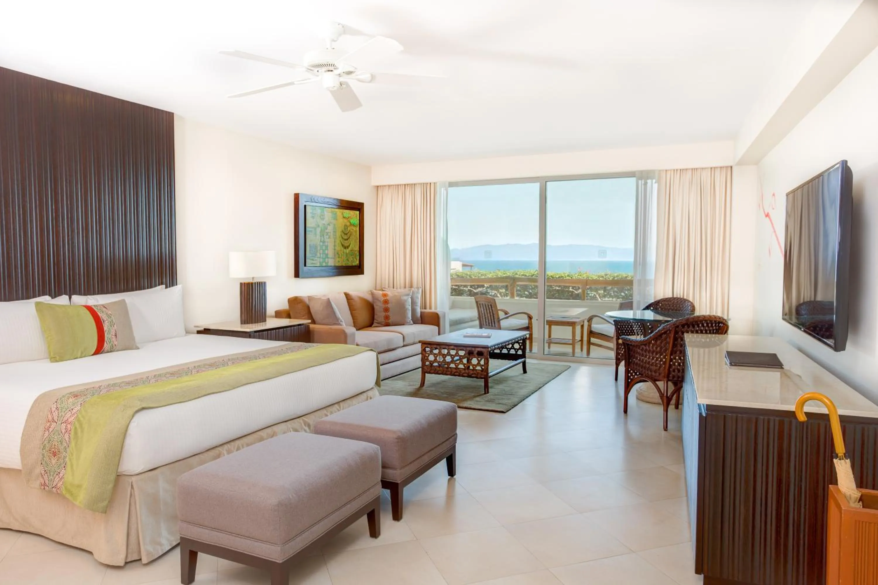 Living room, Bed in Grand Velas Riviera Nayarit-All Inclusive