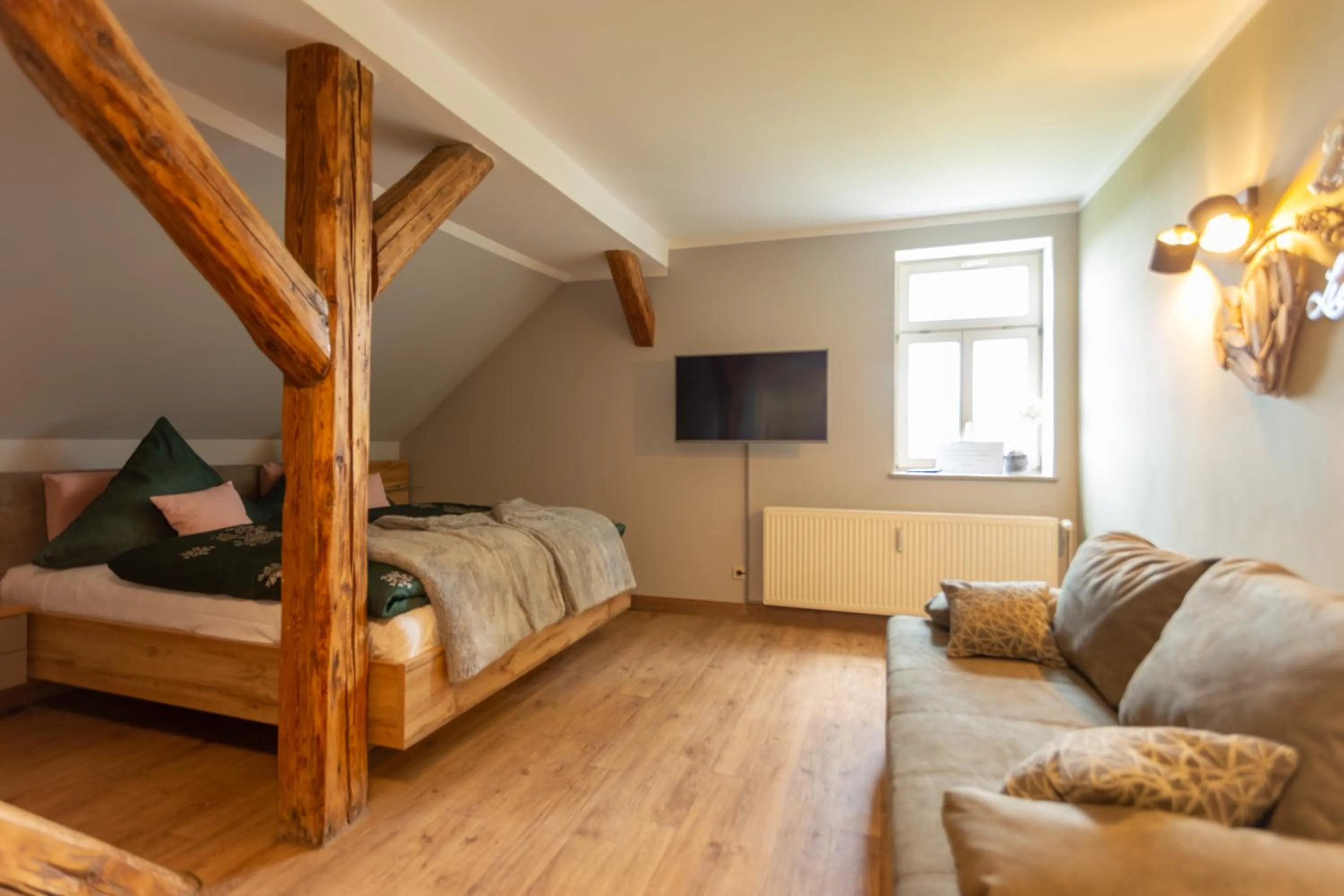 Bed in Gasthof Obere Mühle