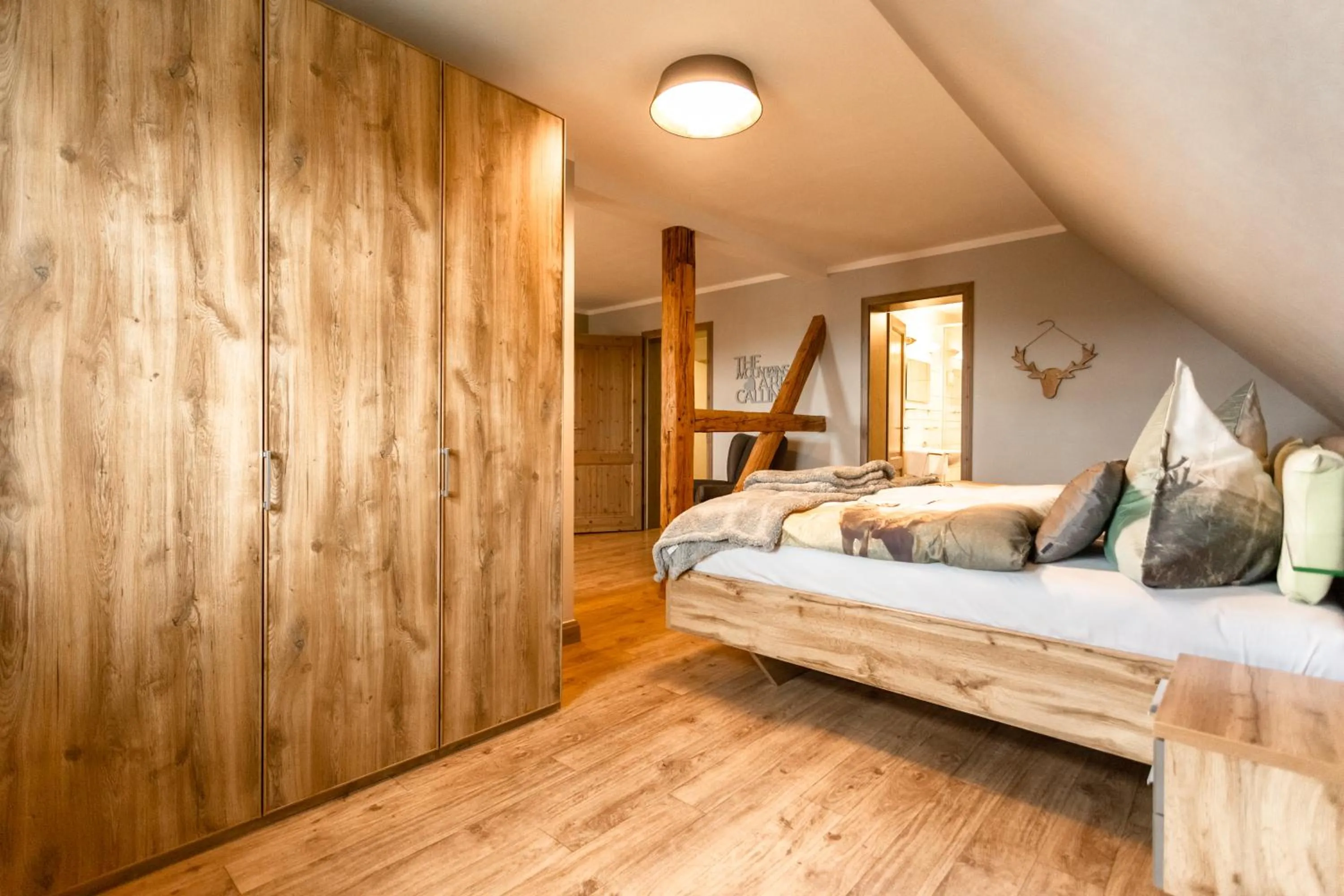 Photo of the whole room, Bed in Gasthof Obere Mühle