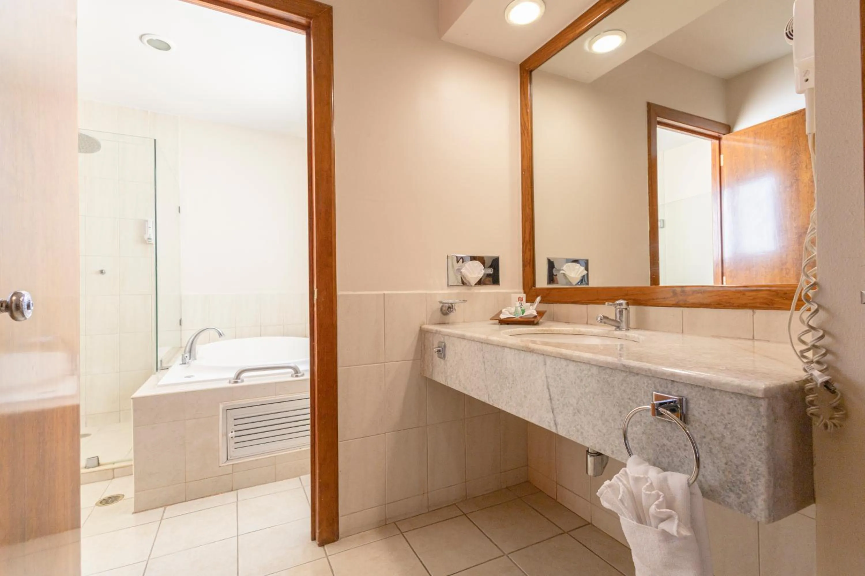 Bathroom in Hotel Plaza Uruapan