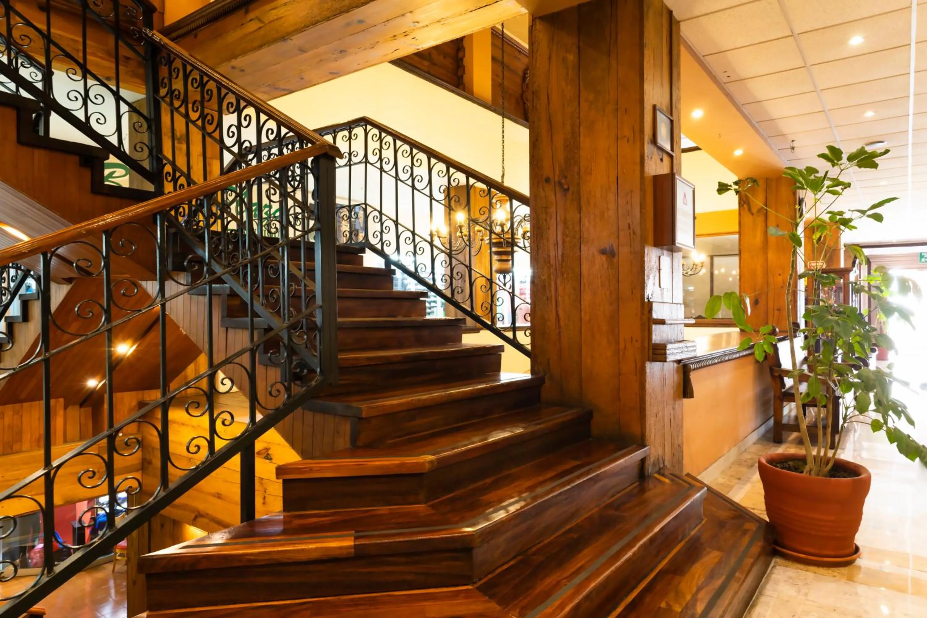 Lobby or reception in Hotel Plaza Uruapan