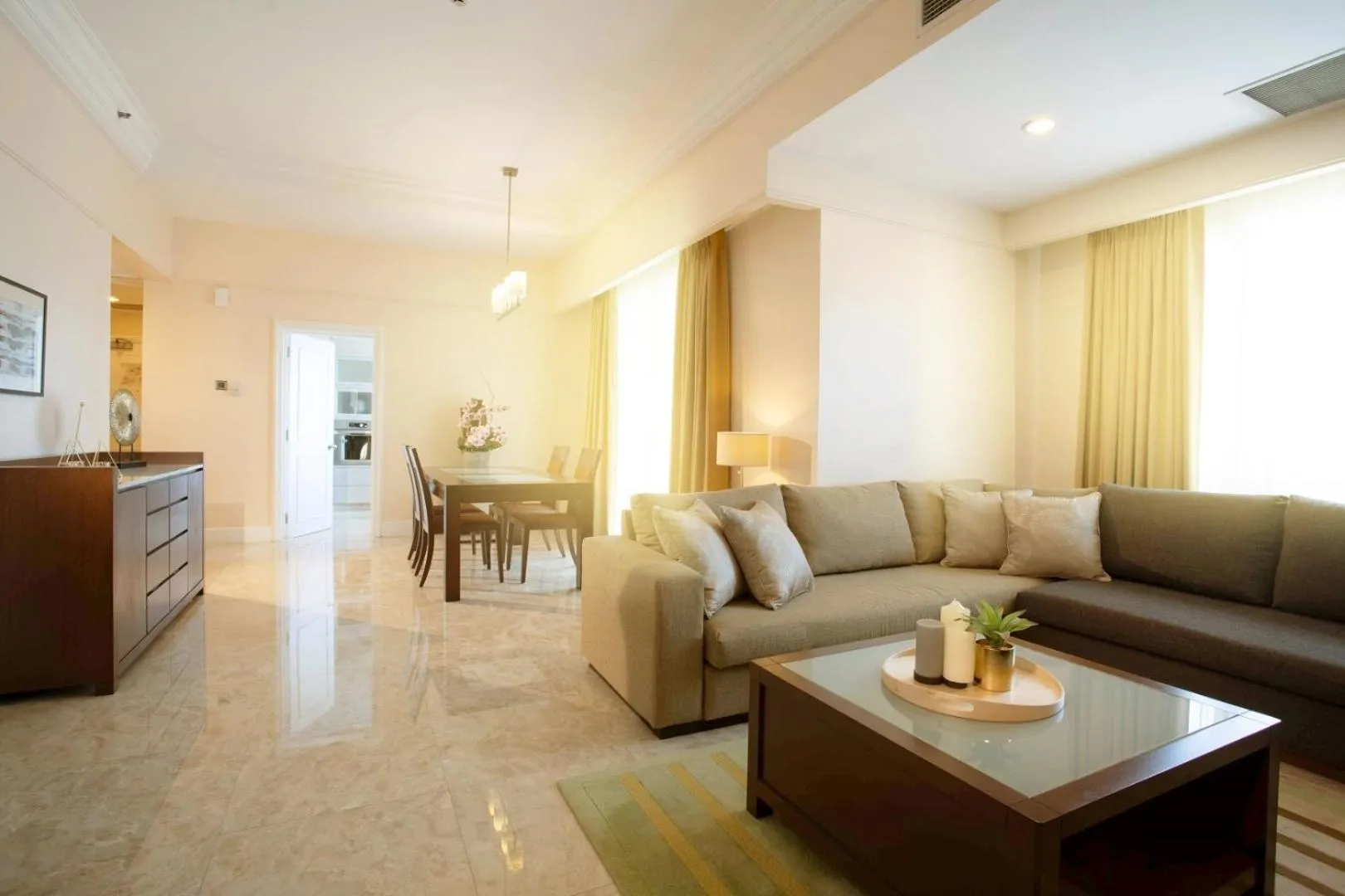 Living room in Perdana Kuala Lumpur City Centre