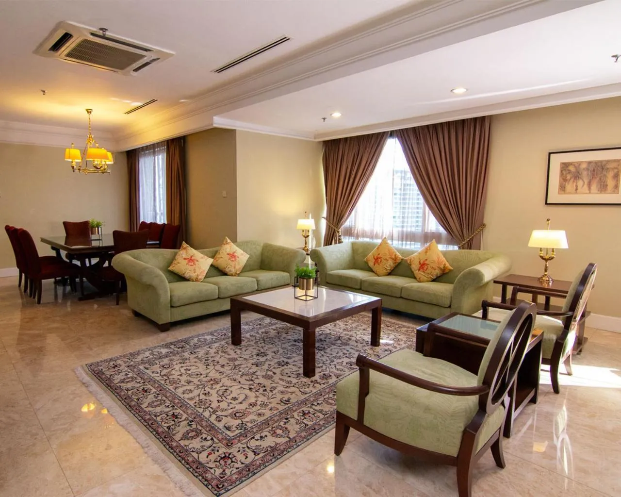 Living room in Perdana Kuala Lumpur City Centre