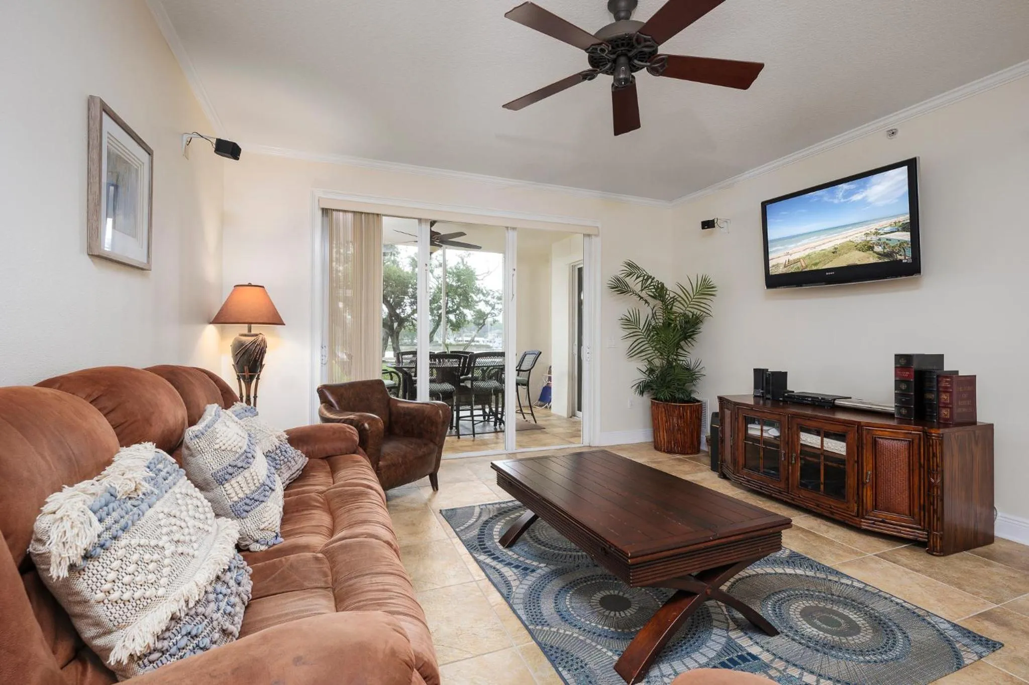 Living room in Palm Coast Resort 109