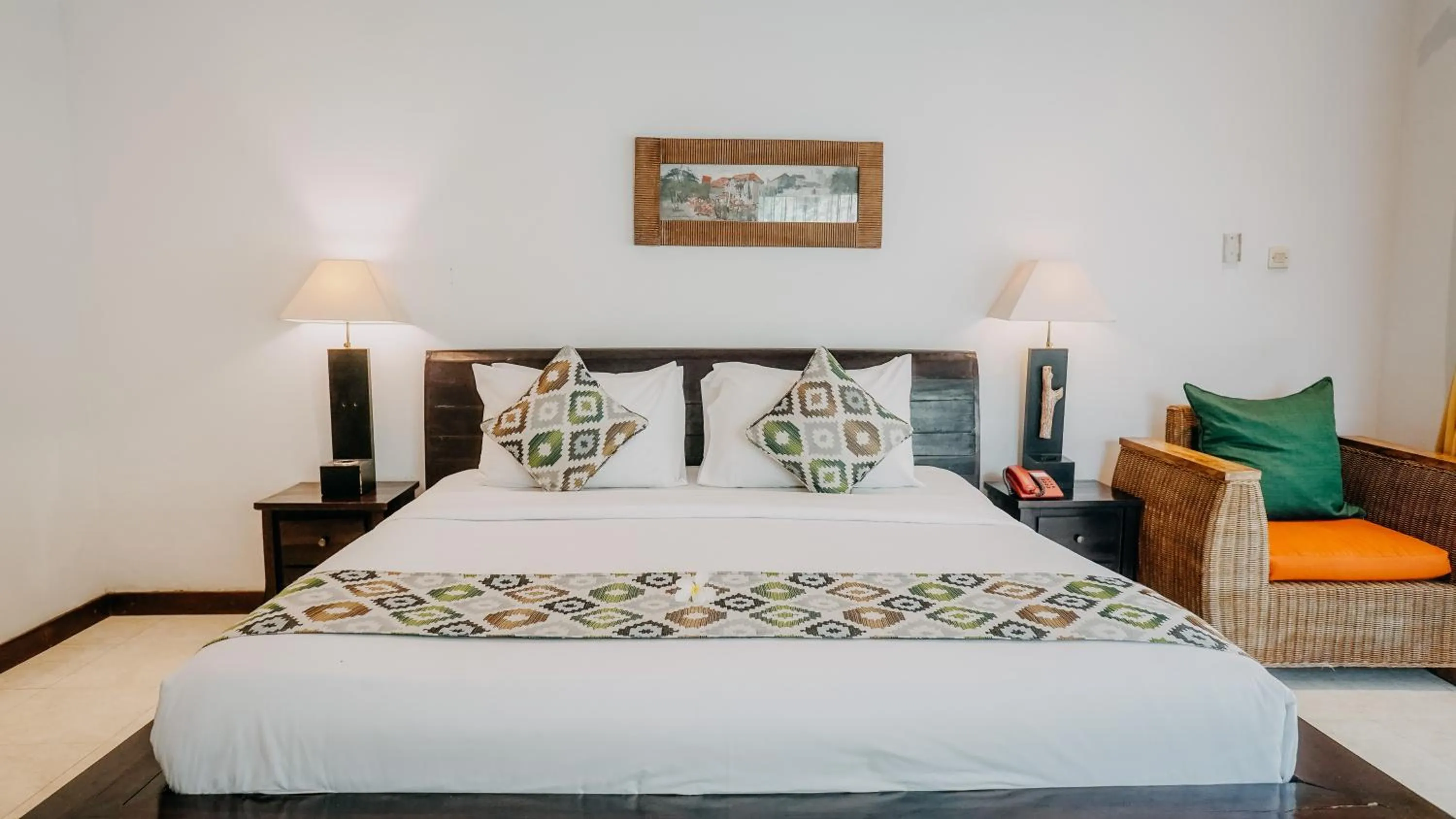 Bed in Beji Ubud Resort