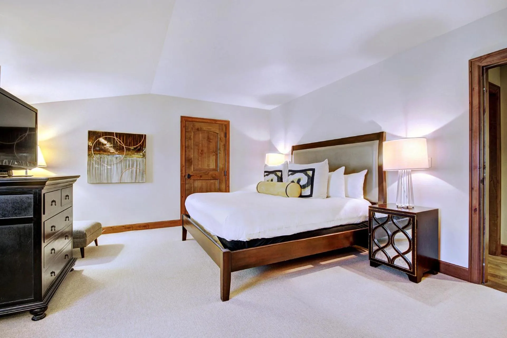 Bed in The Vail Collection at the Ritz Carlton Residences Vail
