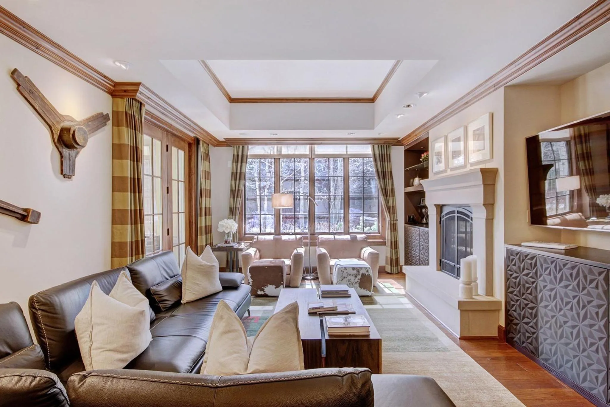 Living room in The Vail Collection at the Ritz Carlton Residences Vail